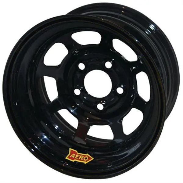 Aero Race Wheels 50-175030 - Wheel 15x7 5x5 3in BS Black Aero Race Wheels 50-175030 - Wheel 15x7 5x5 3in BS Black