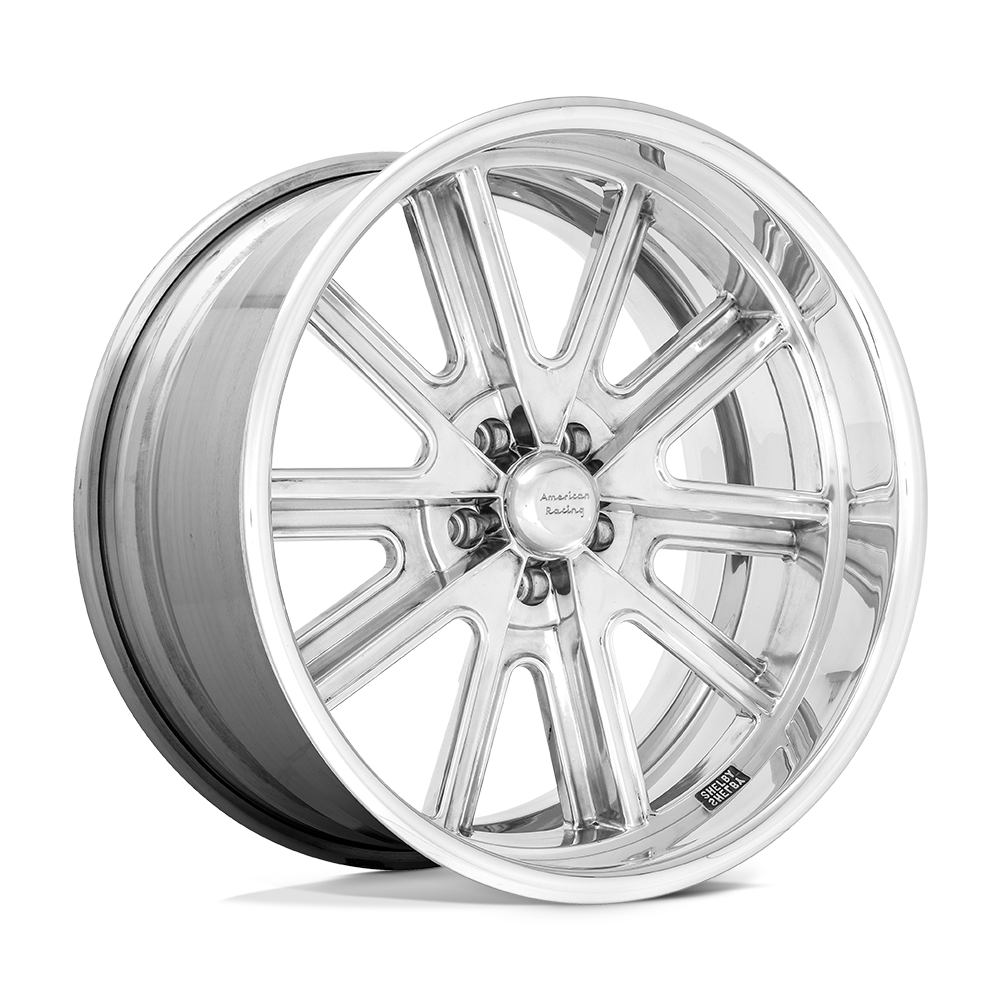 American Racing Wheels VN407P791252 - 17X9 Two-Piece Polished Center Polished Barrel