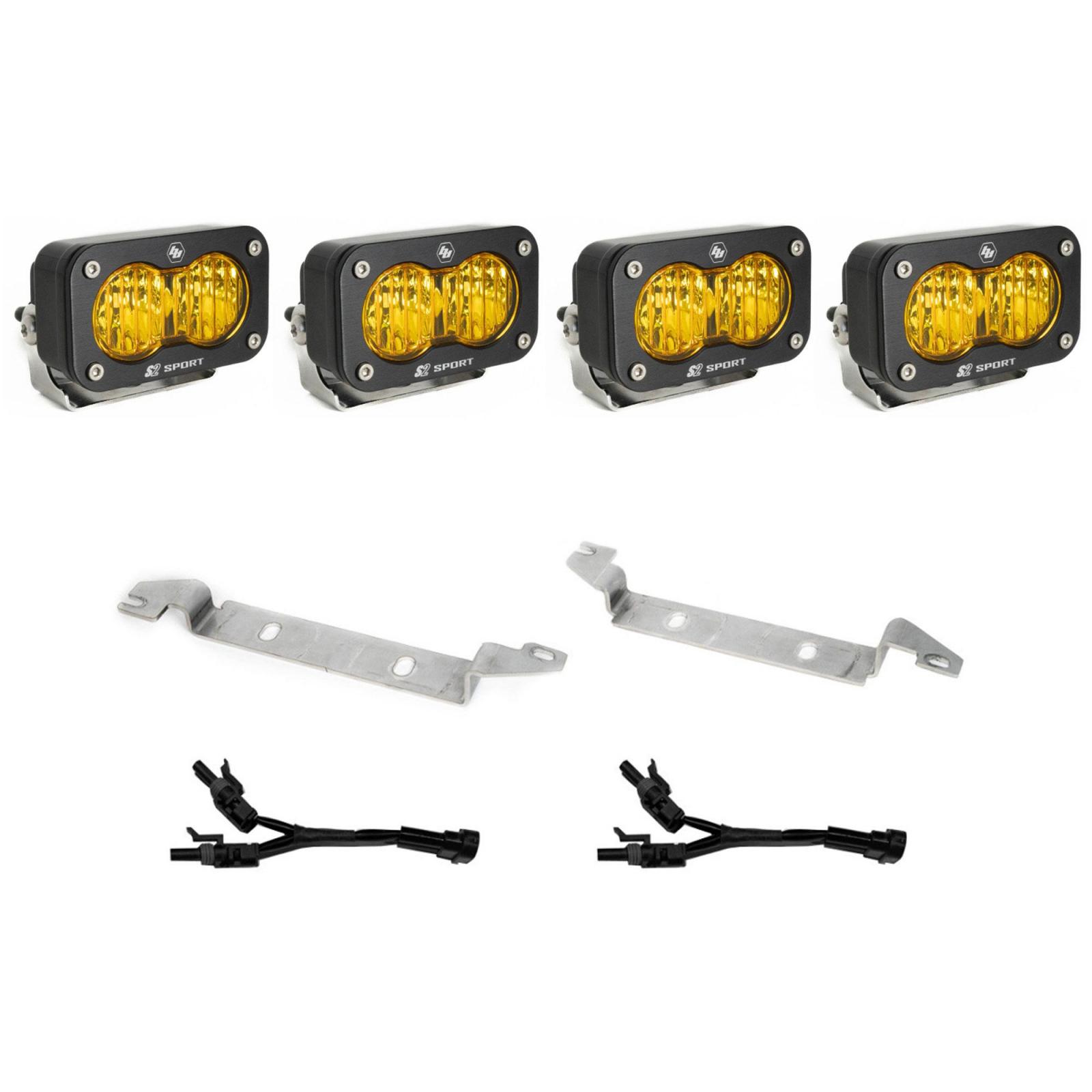 Baja Designs 44-8281 - S2 Sport OEM Fog Light Replacement Kit 2025-On Toyota 4Runner Non-TRD Pro Baja Amber Baja Designs 44-8281 - S2 Sport OEM Fog Light Replacement Kit 2025-On Toyota 4Runner Non-TRD Pro Baja Amber