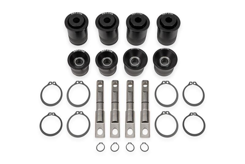 BMR CBK577 - 14-19 Chevrolet Corvette C7 Rear Upper & Lower Control Arm Bearing Kit - Black Anodized