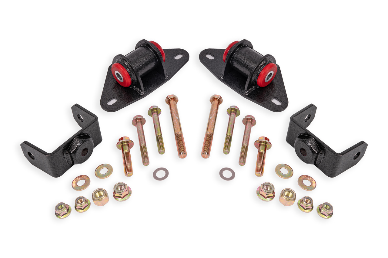 BMR MM570H - Suspension 14-19 Chevrolet Corvette Motor Mount Kit - Black Hammertone