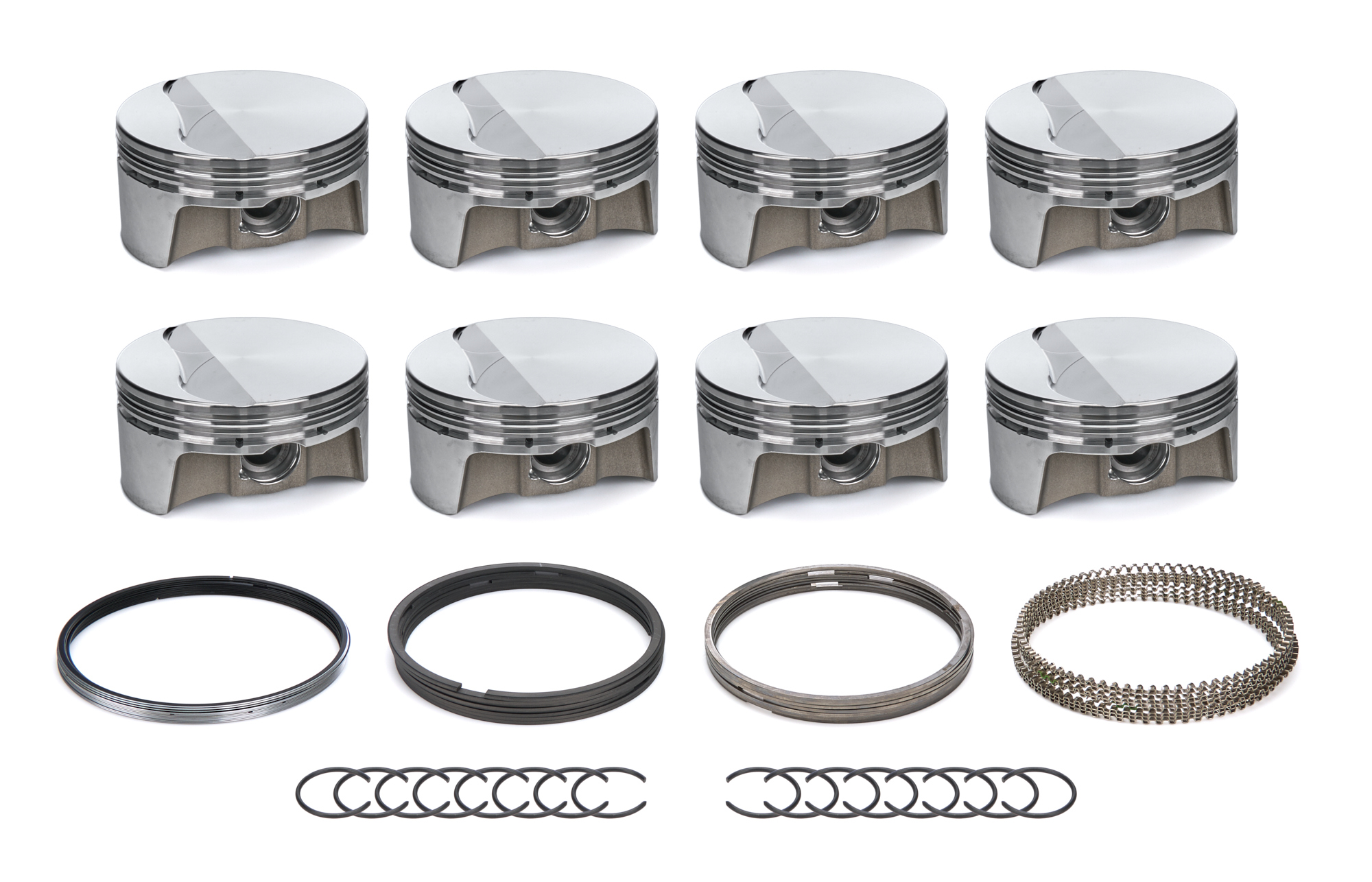 Bullet Pistons BLS1009-007-SET - GM LS F/T Piston Set w/Rings 3.905 Bore