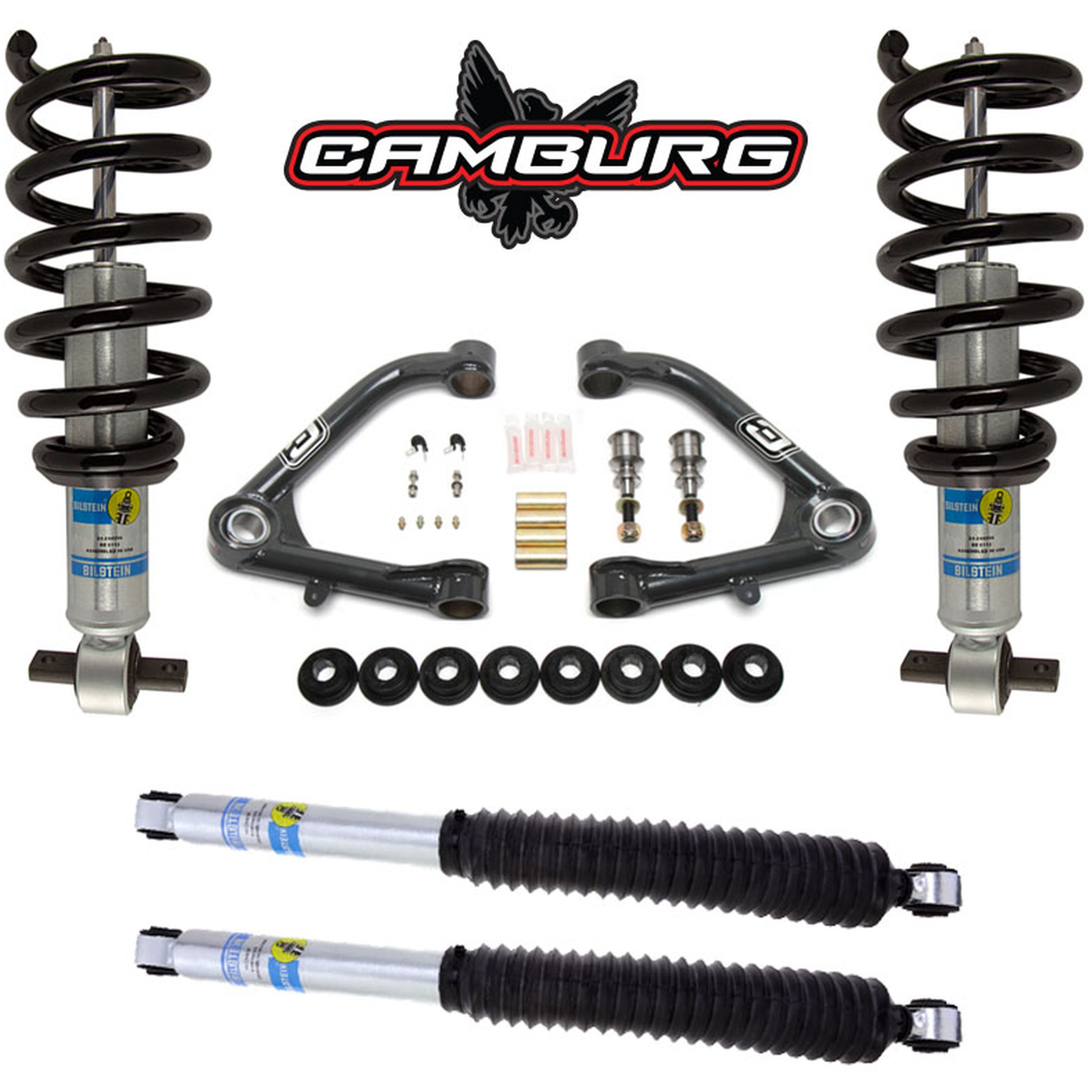 Camburg CAM-210067-U - Engineering 2WD/4WD 2014-2018 Chevrolet Silverado 1500 | GMC Sierra 1500 Bilstein 6112 Lift Kit