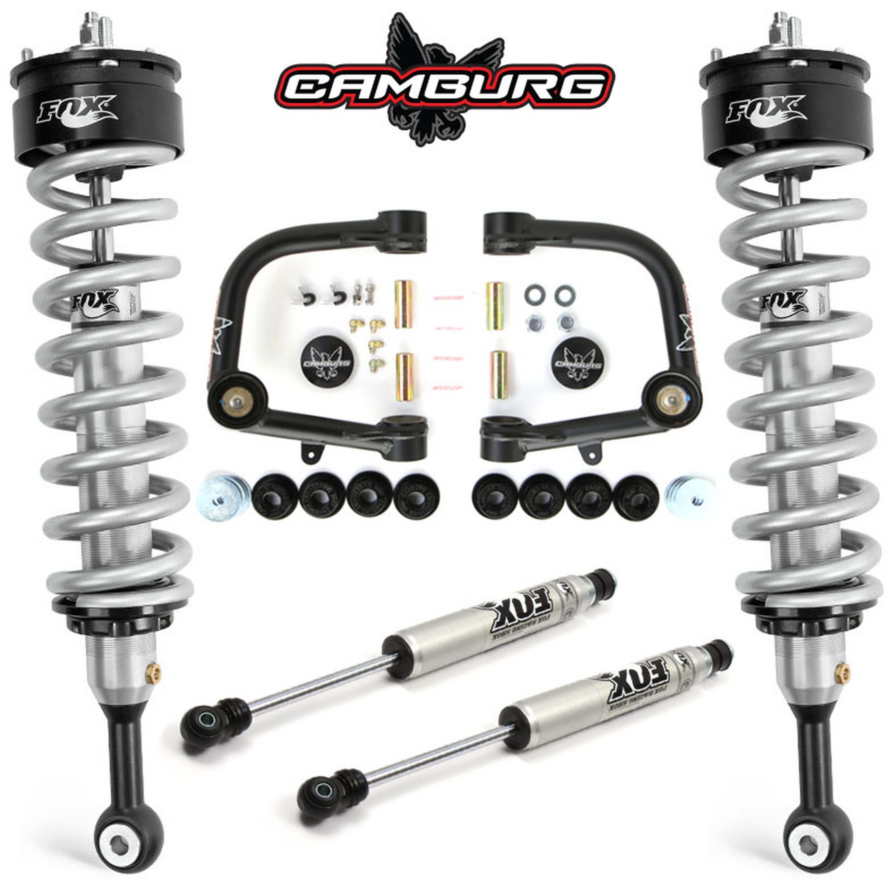 Camburg CAM-310116-U - Engineering 2005-2023 Toyota Tacoma Excludes X-Runner FOX 2.0 Performance IFP Lift Kit Camburg CAM-310116-U - Engineering 2005-2023 Toyota Tacoma Excludes X-Runner FOX 2.0 Performance IFP Lift Kit