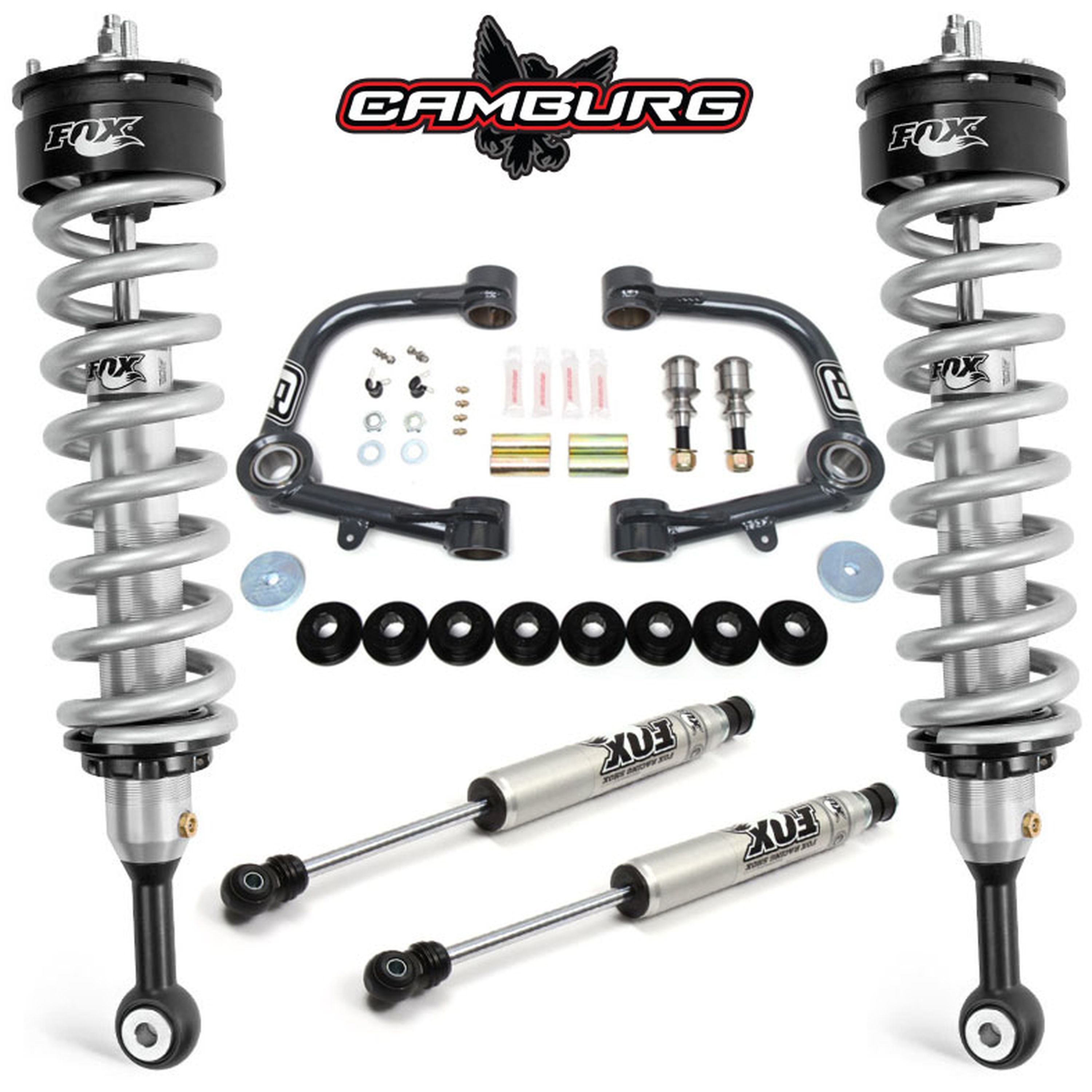Camburg CAM-310116-X - Engineering 2005-2023 Toyota Tacoma Excludes X-Runner FOX 2.0 Performance IFP Lift Kit Camburg CAM-310116-X - Engineering 2005-2023 Toyota Tacoma Excludes X-Runner FOX 2.0 Performance IFP Lift Kit