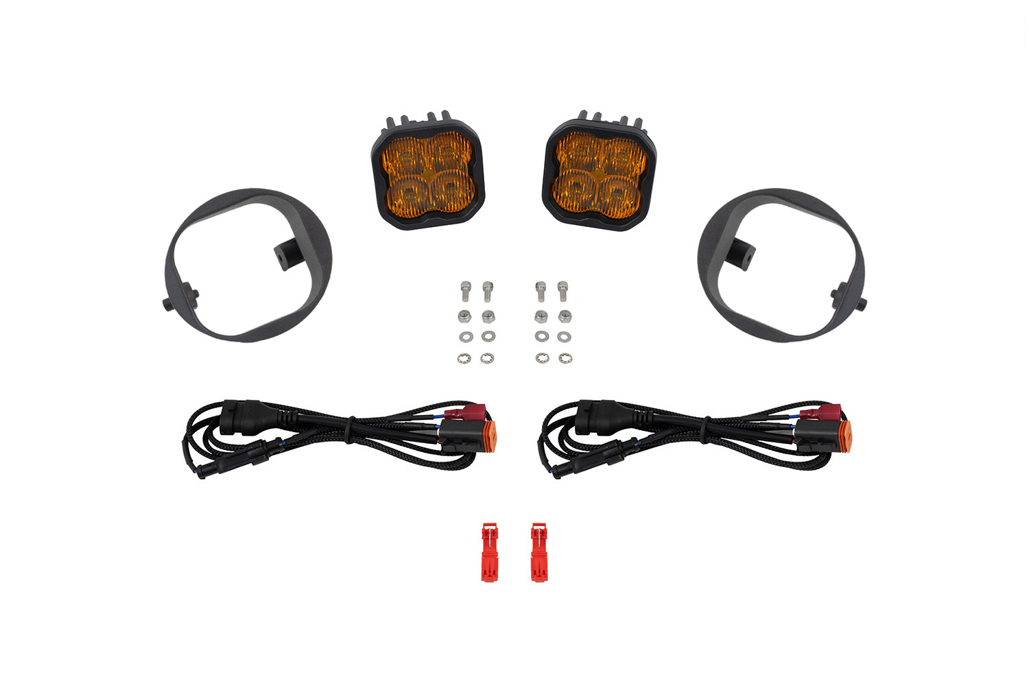 Diode Dynamics DD8372-SS3FOG-1271 - SS3 LED Fog Light Kit for 09-11 Honda Element, Max Yellow SAE Fog