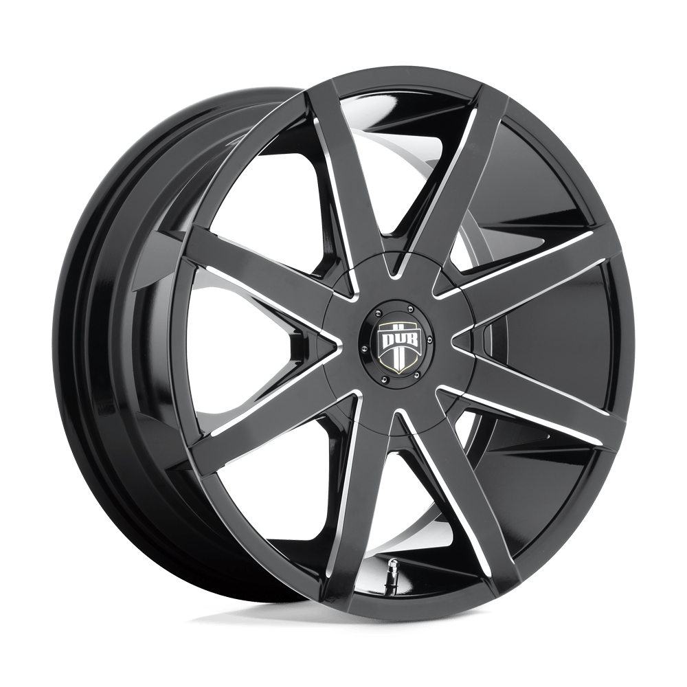 Dub S109249500-10 - 24" Gloss Black Milled