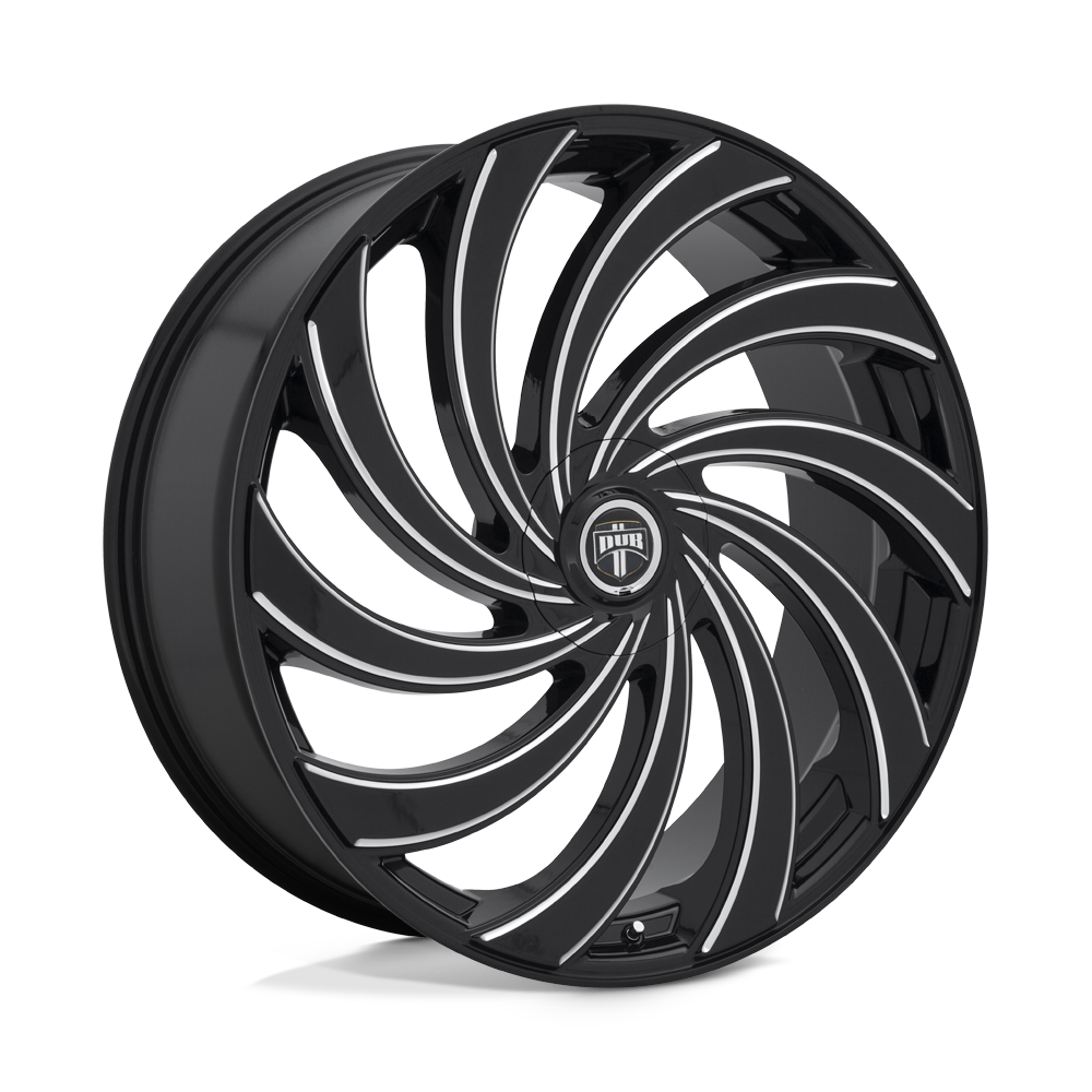 Dub S239249094+01 - 24" Gloss Black Milled