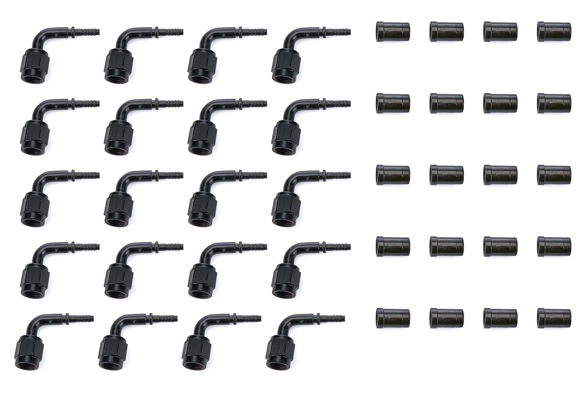 Fragola 6002023-BL - #3 90-Degr Crimp Fitting w/Collar (20pk)