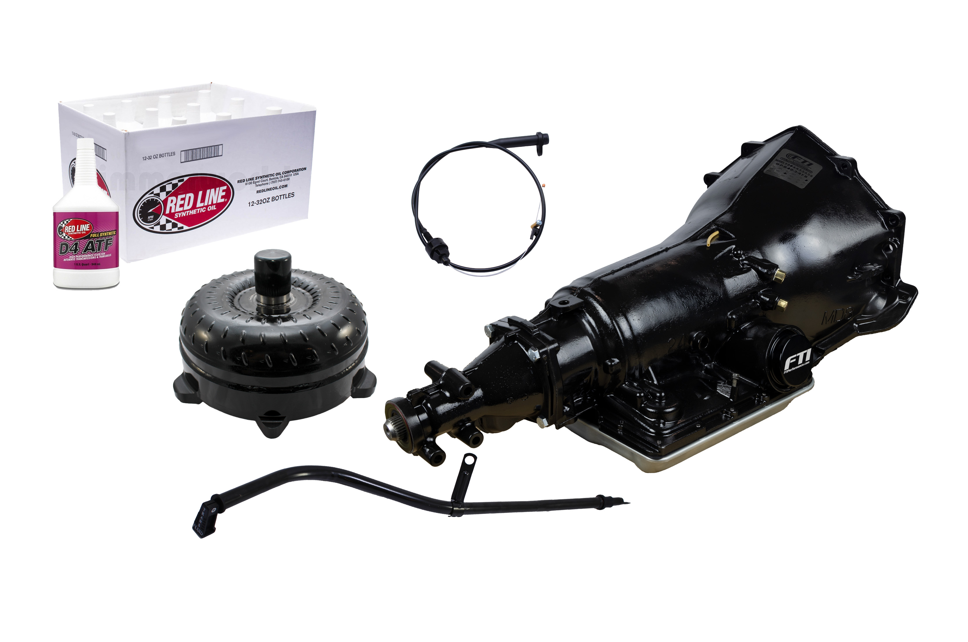 FTI Performance FTK7R4-3H2 - FTI 700R4 Transmission Kit - Level 3 - 600HP - Chevy Bell - Holley Adapter SRLT3082 Converter FTI Performance FTK7R4-3H2 - FTI 700R4 Transmission Kit - Level 3 - 600HP - Chevy Bell - Holley Adapter SRLT3082 Converter