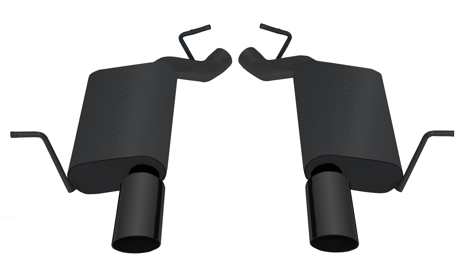 Gibson 616006B - 11+ Dodge Durango R/T 5.7L Black Ceramic SS Axle-Back Exhaust