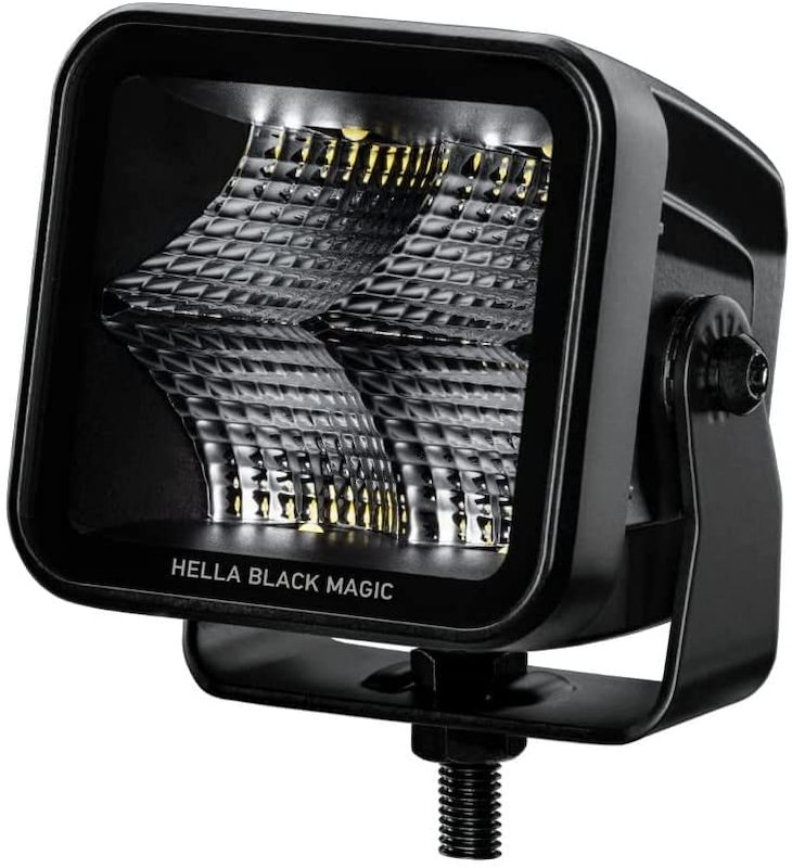 Hella 358176851 - LED-Spotlight - 12/24V - mounting/Bolted - Cable: 500mm - Plug: DEUTSCH plug