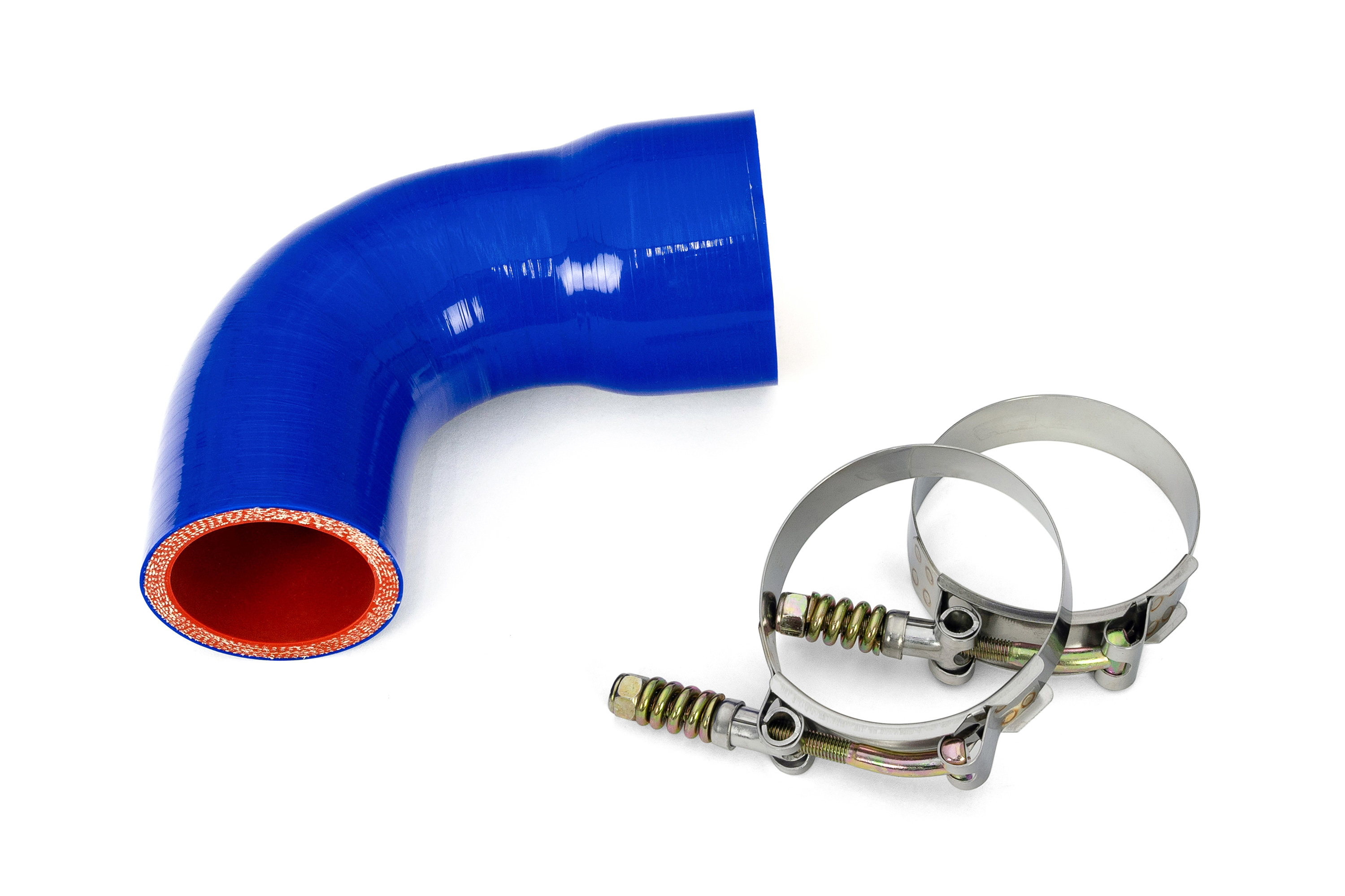 HPS Performance 57-1715-BLUE - 6-ply aramid reinforced silicone, replaces transmission oil cooler coolant hose