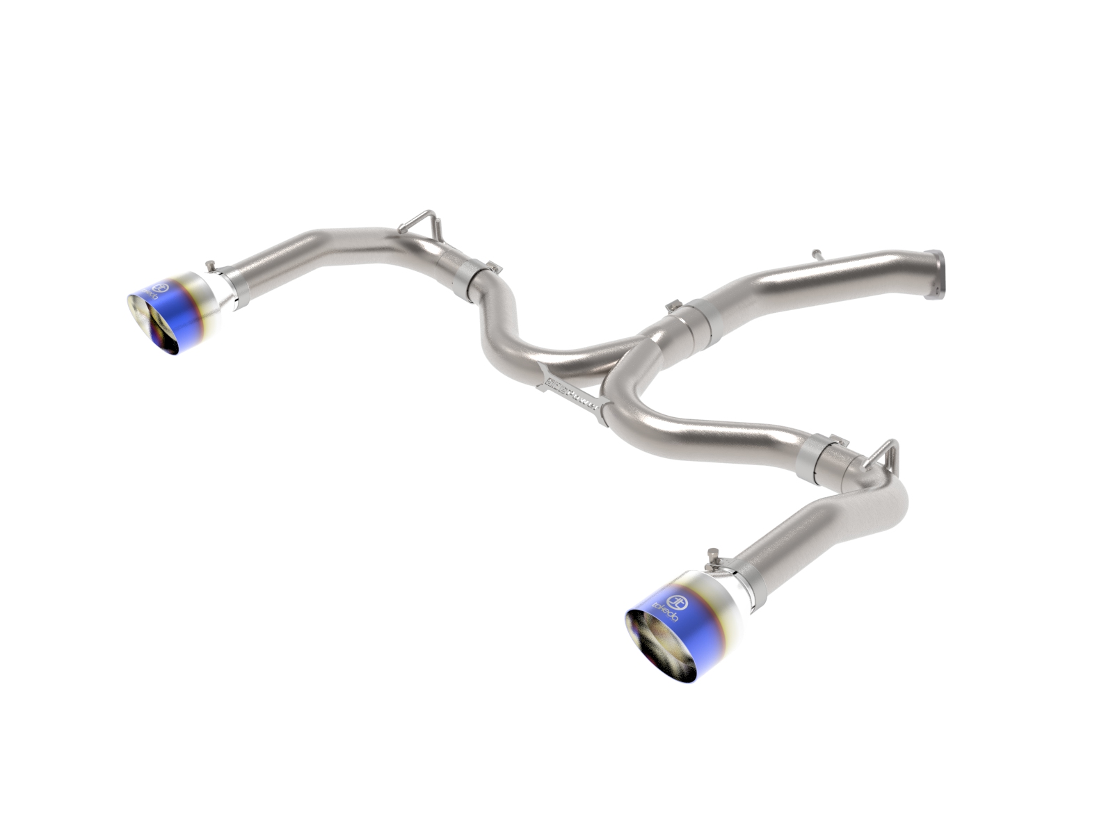 aFe Power 49-37037-L - Takeda 3 IN to 2-1/2 IN 304 Stainless Steel Axle-Back Exhaust w/ Blue Flame Tip aFe Power 49-37037-L - Takeda 3 IN to 2-1/2 IN 304 Stainless Steel Axle-Back Exhaust w/ Blue Flame Tip
