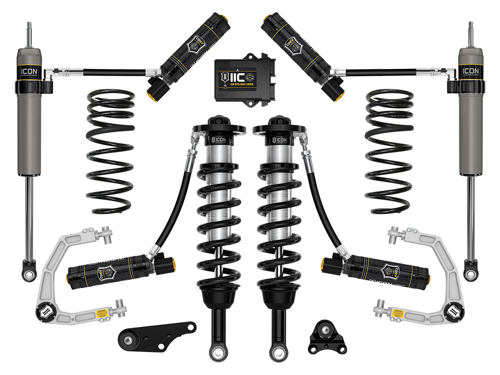Icon K53296X - 2024-2025 Toyota Tacoma 1.25-3" Lift, Stage 6 Suspension System, Billet, Overland Rear Springs