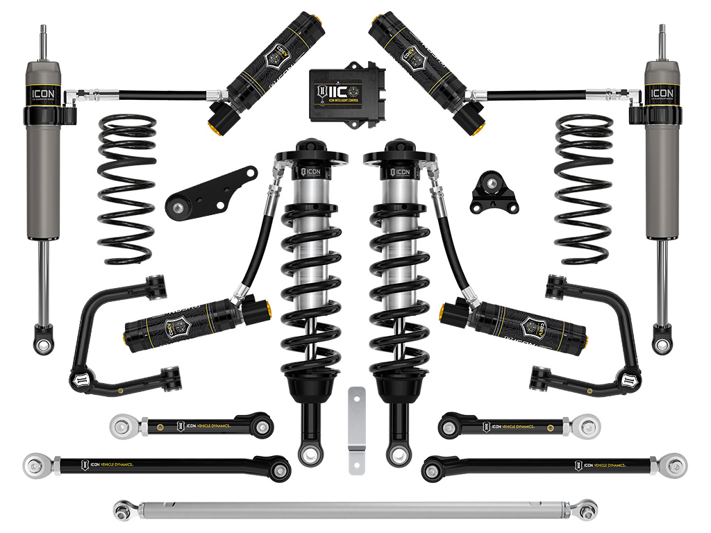 Icon K53372T - 2024 Toyota Land Cruiser 250 Series, 1.25-3" Lift, Stage 12 Suspension System, Tubular Icon K53372T - 2024 Toyota Land Cruiser 250 Series, 1.25-3" Lift, Stage 12 Suspension System, Tubular