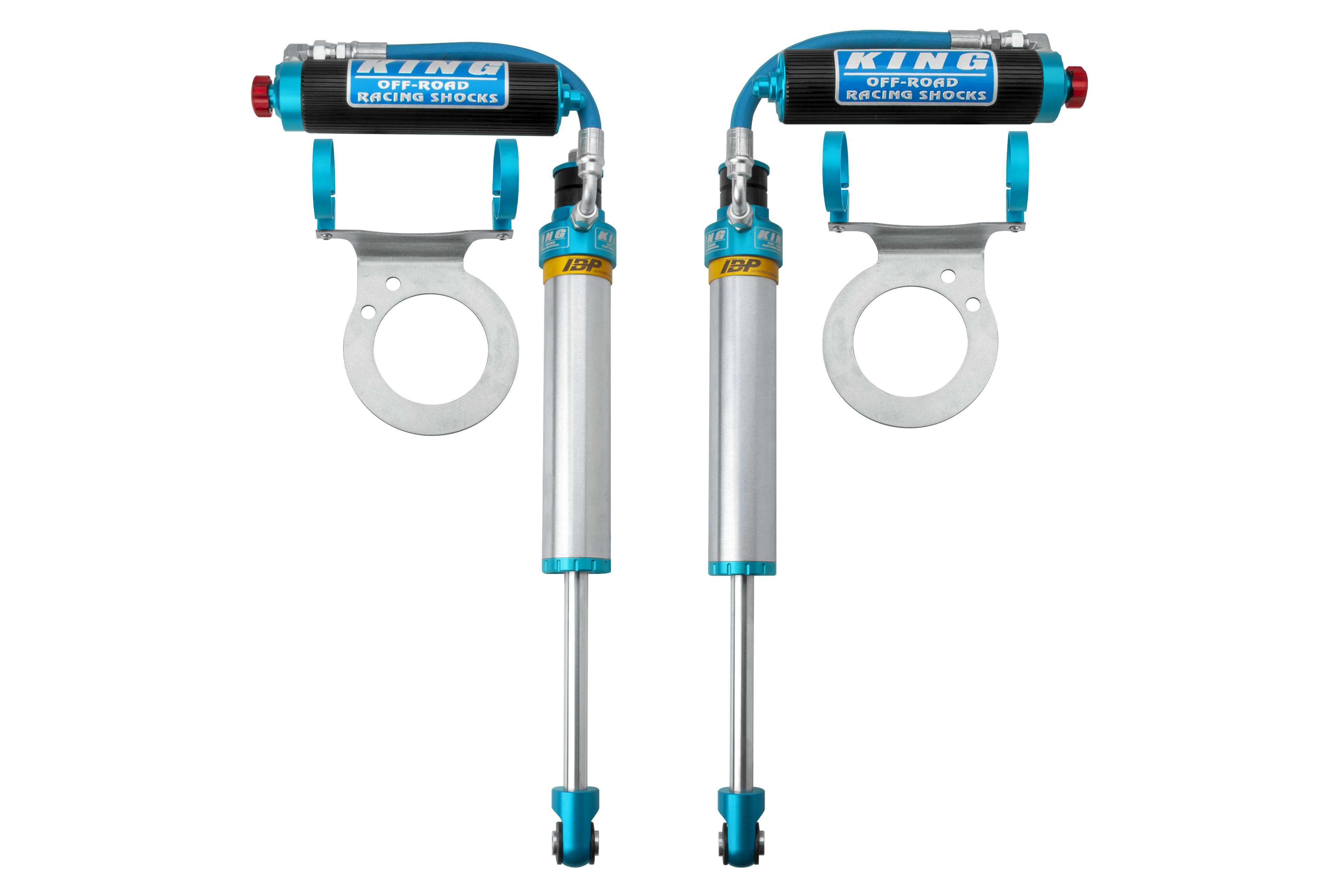 King Shocks 25700-412A - 2014+ Ram 2500/3500 4WD Front 2.5 Dia Piggy Hose Shock w/ Adj. & IBP (Pair) King Shocks 25700-412A - 2014+ Ram 2500/3500 4WD Front 2.5 Dia Piggy Hose Shock w/ Adj. & IBP (Pair)