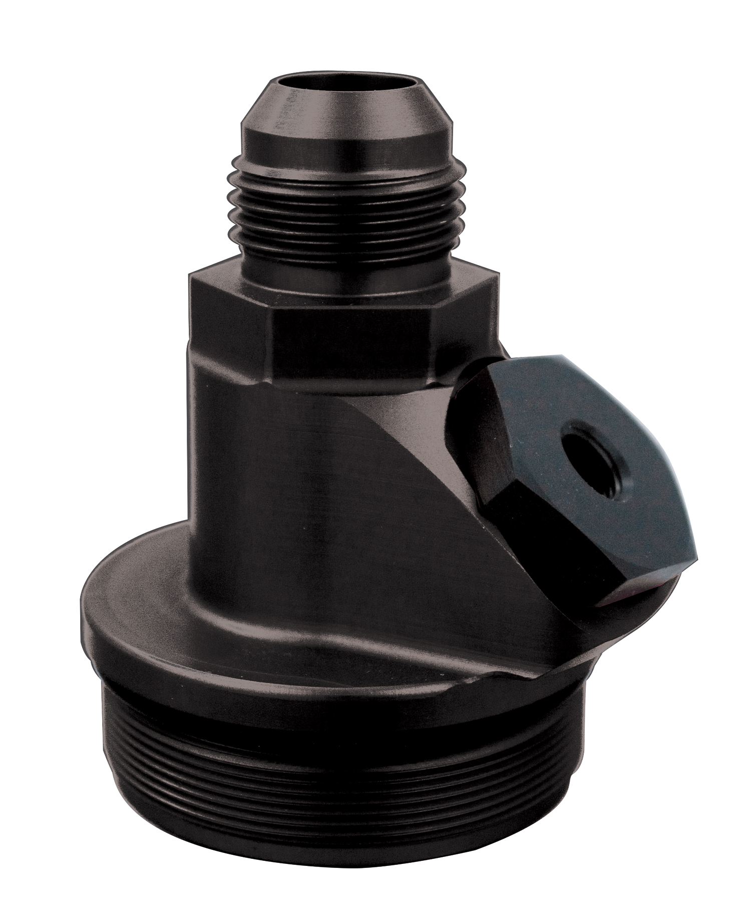 Peterson Fluid 09-0400-028 - Systems End Cap Inlet -16AN w/ -10AN Port