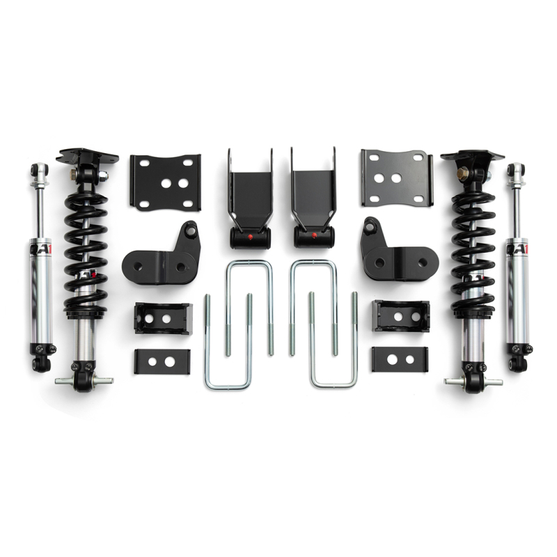 QA1 LK02-FF04 - 21-25 Ford F150 4WD Dual Adjustable Lowering Kit (3.5in-5.5in)