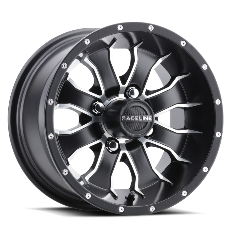 Raceline G77-27040+05 - G77 Mamba 12x7in / 4x101.6 BP / 5mm Offset / 68mm Bore - Satin Black Wheel