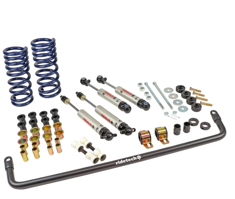 Ridetech 11535009 - 63-82 Chevrolet Corvette StreetGrip Suspension System (w/o Leaf Spring)