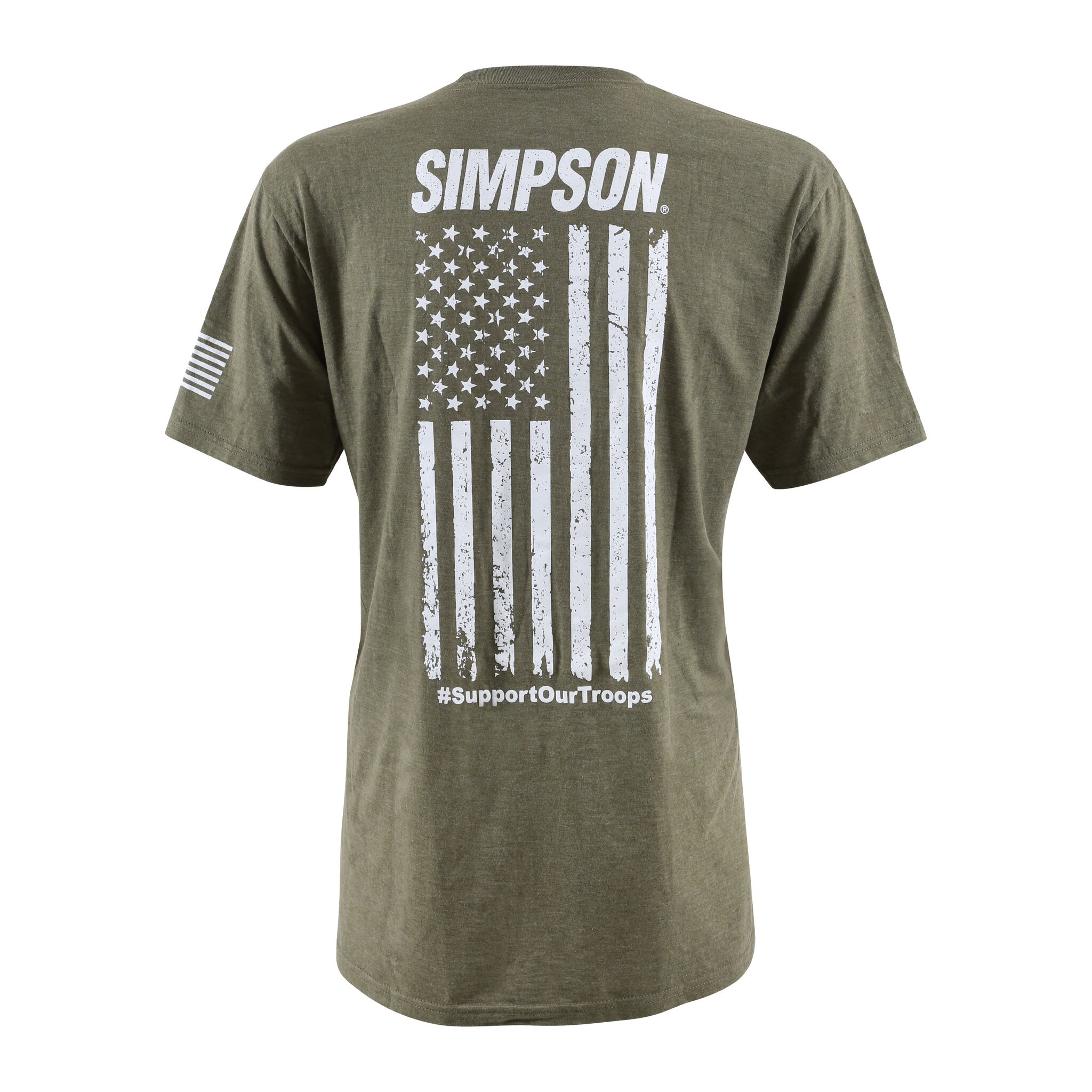 Simpson Safety 45023L - Simpson Racing Military Tee