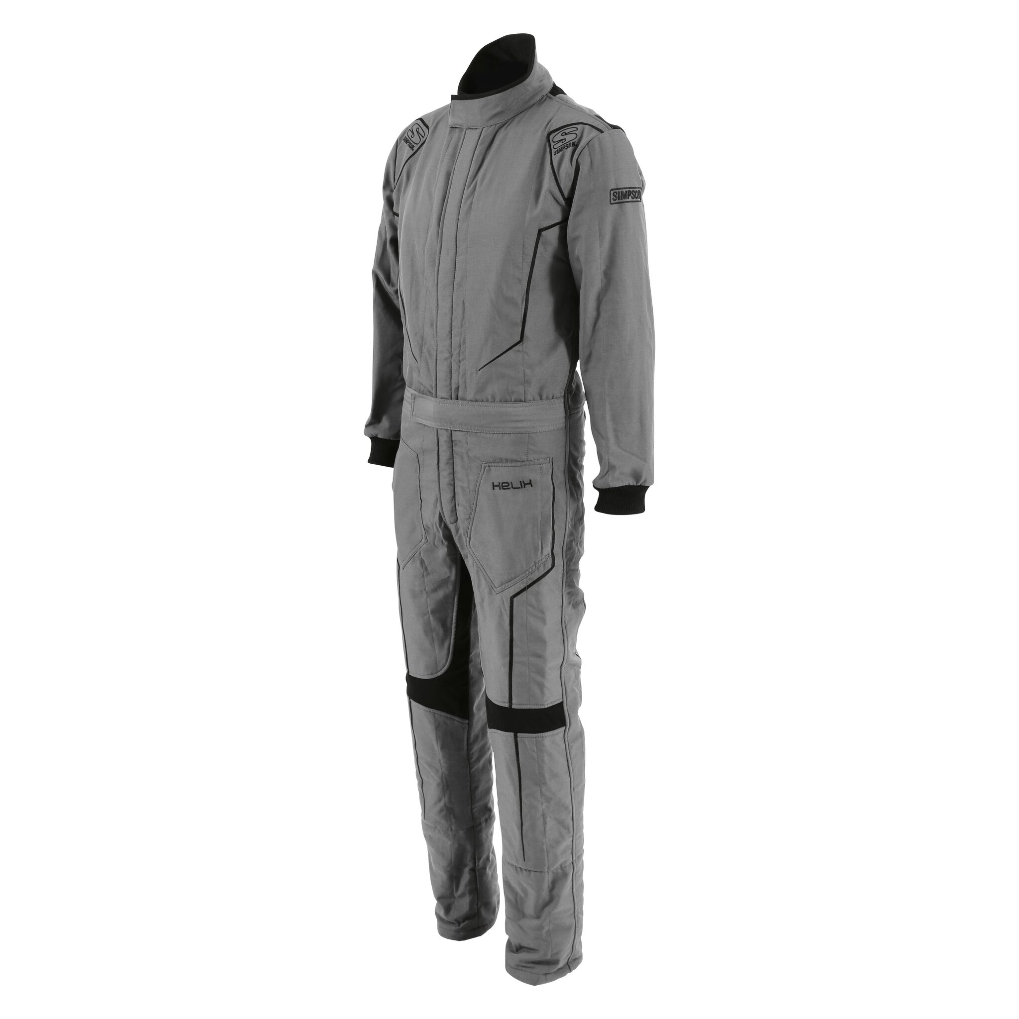 Simpson Safety HX05521 - HELIX SUIT ALLOY BLACK XXL