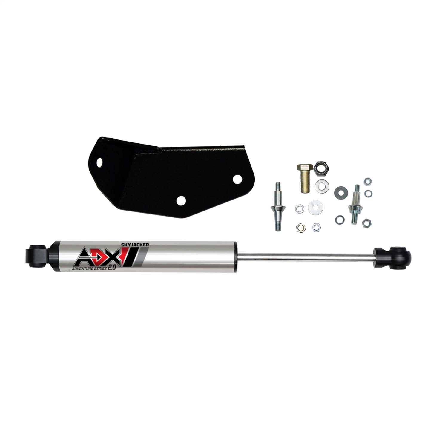 Skyjacker 2156 - ADX 2.0 CNC Machined Polished Aluminum Single Stabilizer Kit