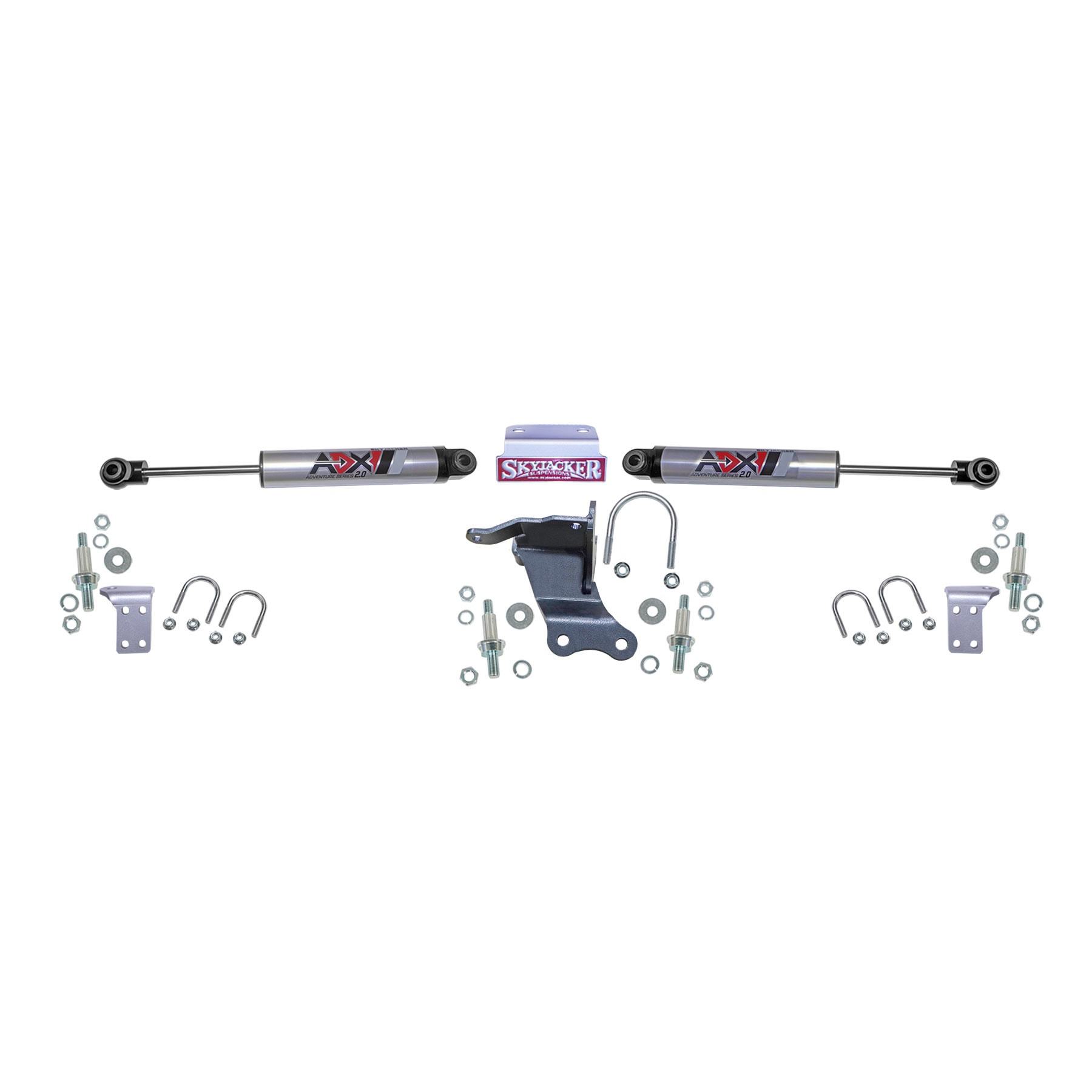 Skyjacker 2207 - ADX 2.0 CNC Machined Polished Aluminum Dual Stabilizer Kit