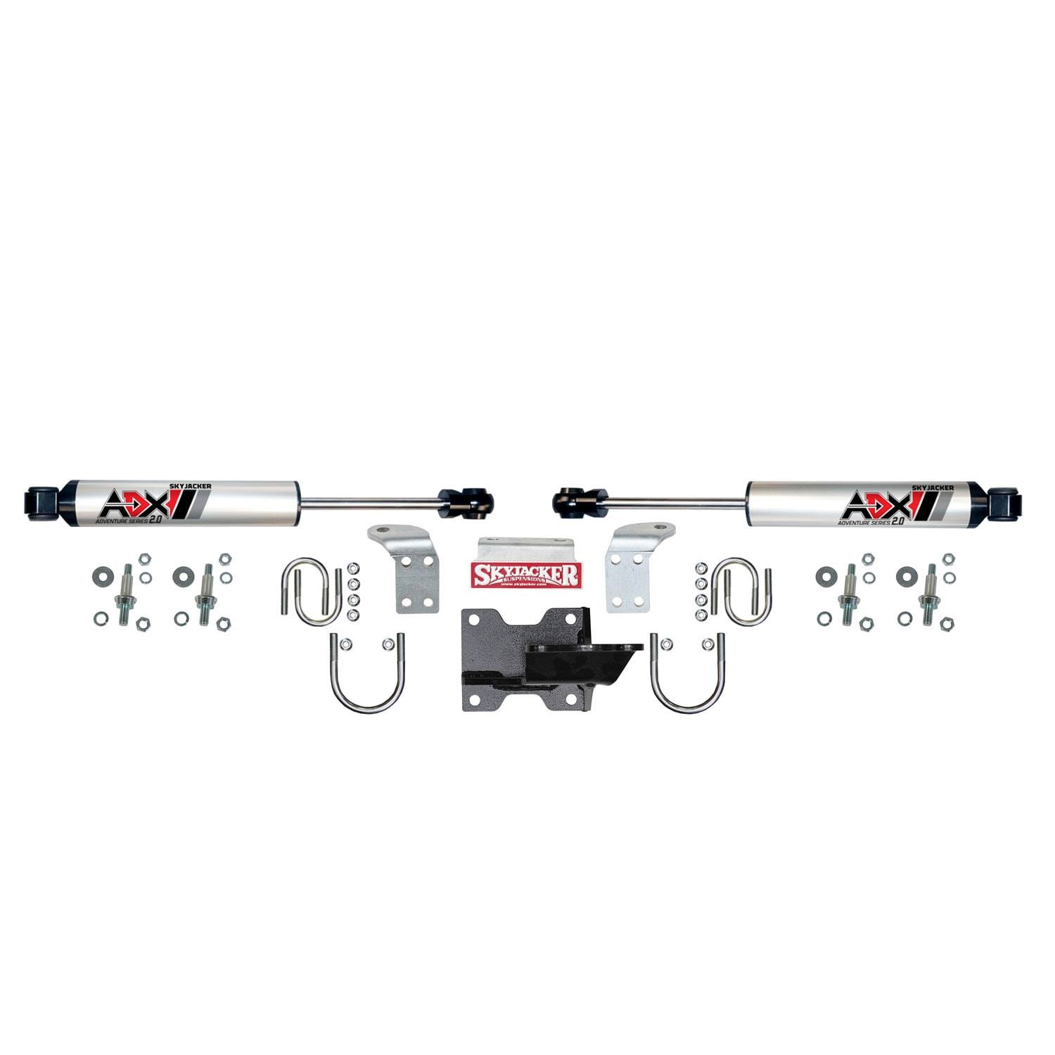 Skyjacker 2205 - ADX 2.0 CNC Machined Polished Aluminum Dual Stabilizer Kit