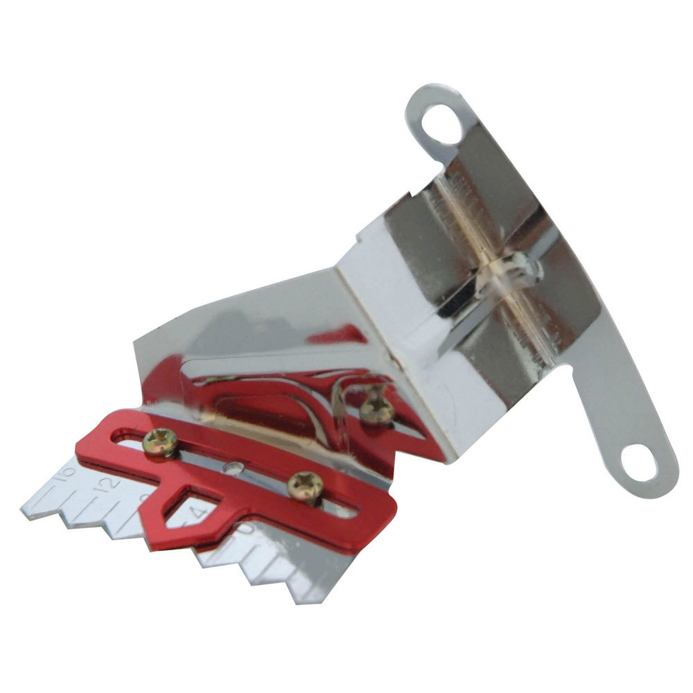 Spectre SPE-4237 - Timing Tab - Adjustable - Steel - Chrome - Small Block Chevy - Each