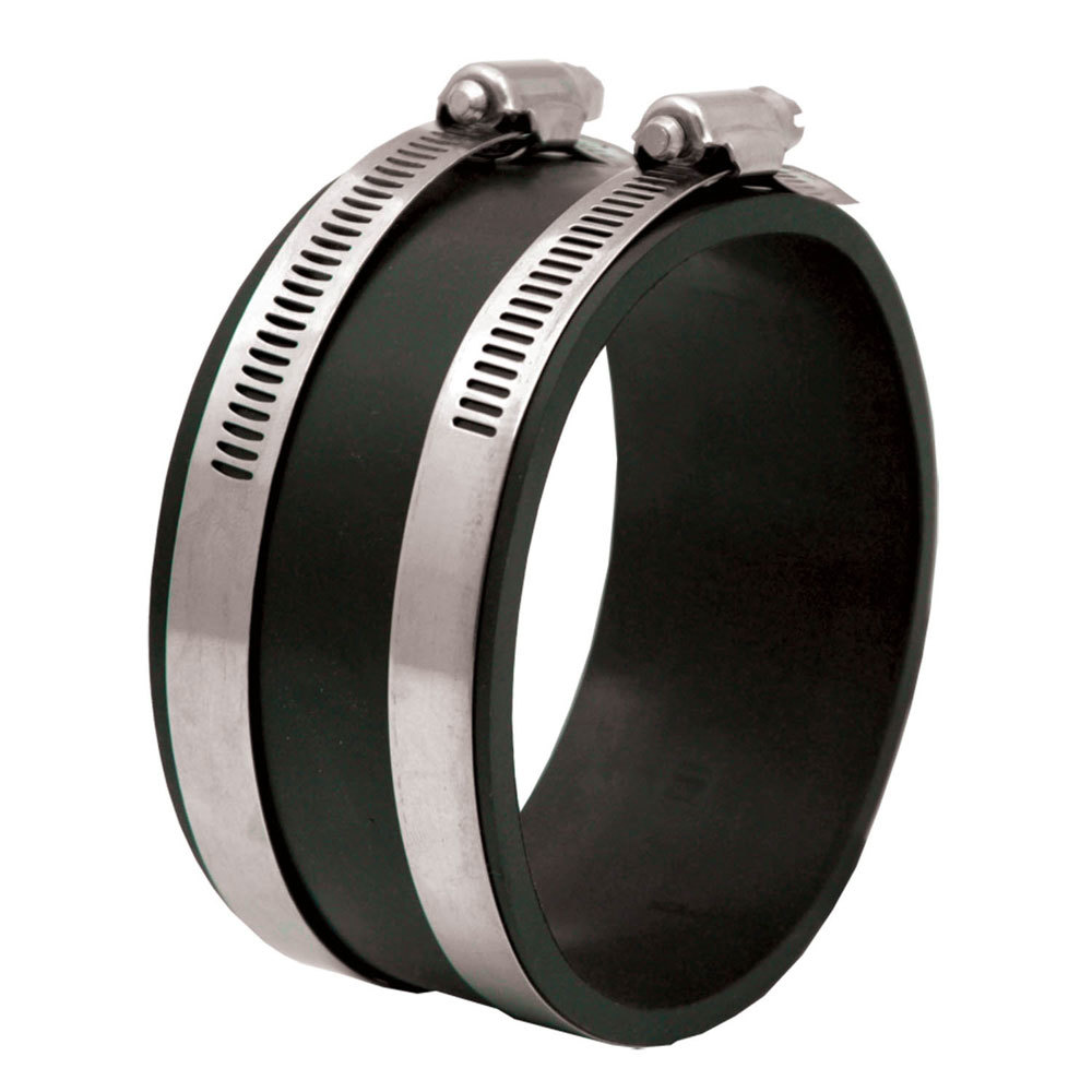 Spectre SPE-9571 - Intake Coupler - Straight - 3 in OD - Clamps Included - Plastic - Black - Each