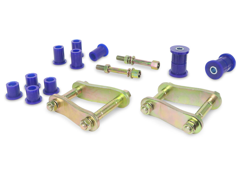 Superpro KIT096SK - 05-15 Toyota Hilux 4WD Greasable Shackle and Bushing Kit Superpro KIT096SK - 05-15 Toyota Hilux 4WD Greasable Shackle and Bushing Kit