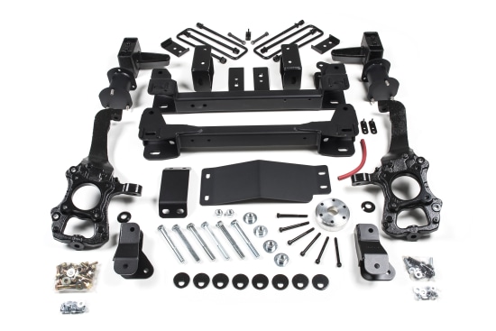 Zone Offroad ZONF53 - 15-20 F-150 6 Inch Lift Kit 4-3/8 Inch Rear Block No Shocks  Offroad