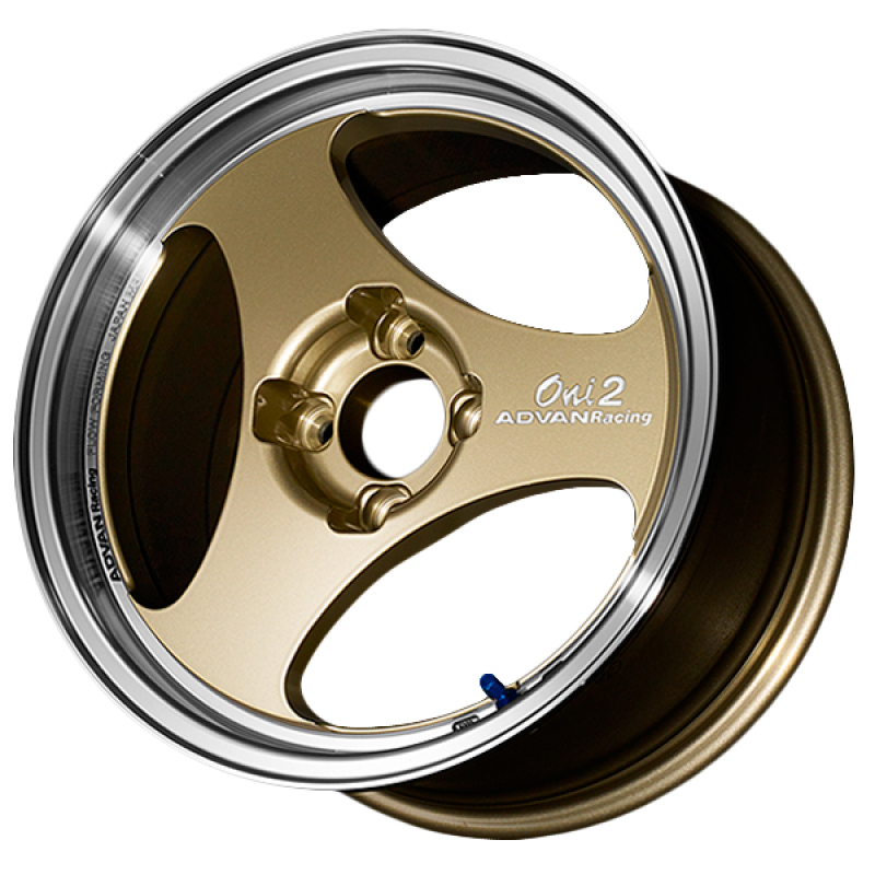 Advan YAY5E30ACG - ONI2 15x7 / ET +30 / 4x100 - Machining & Champagne Gold Wheel