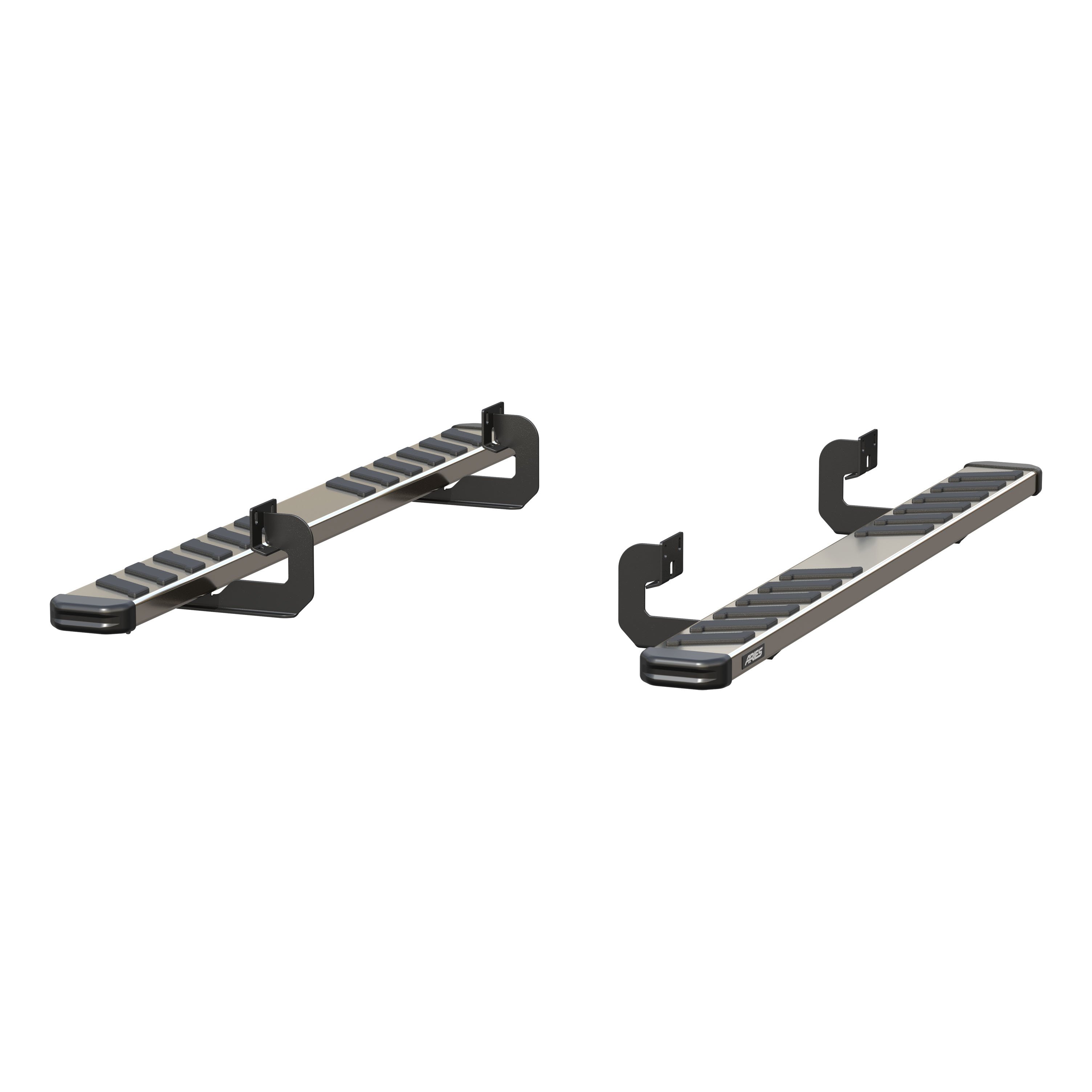 ARIES 2553020 - NovaTrac 6" x 75" Polished Stainless Running Boards, Select Ford F-150