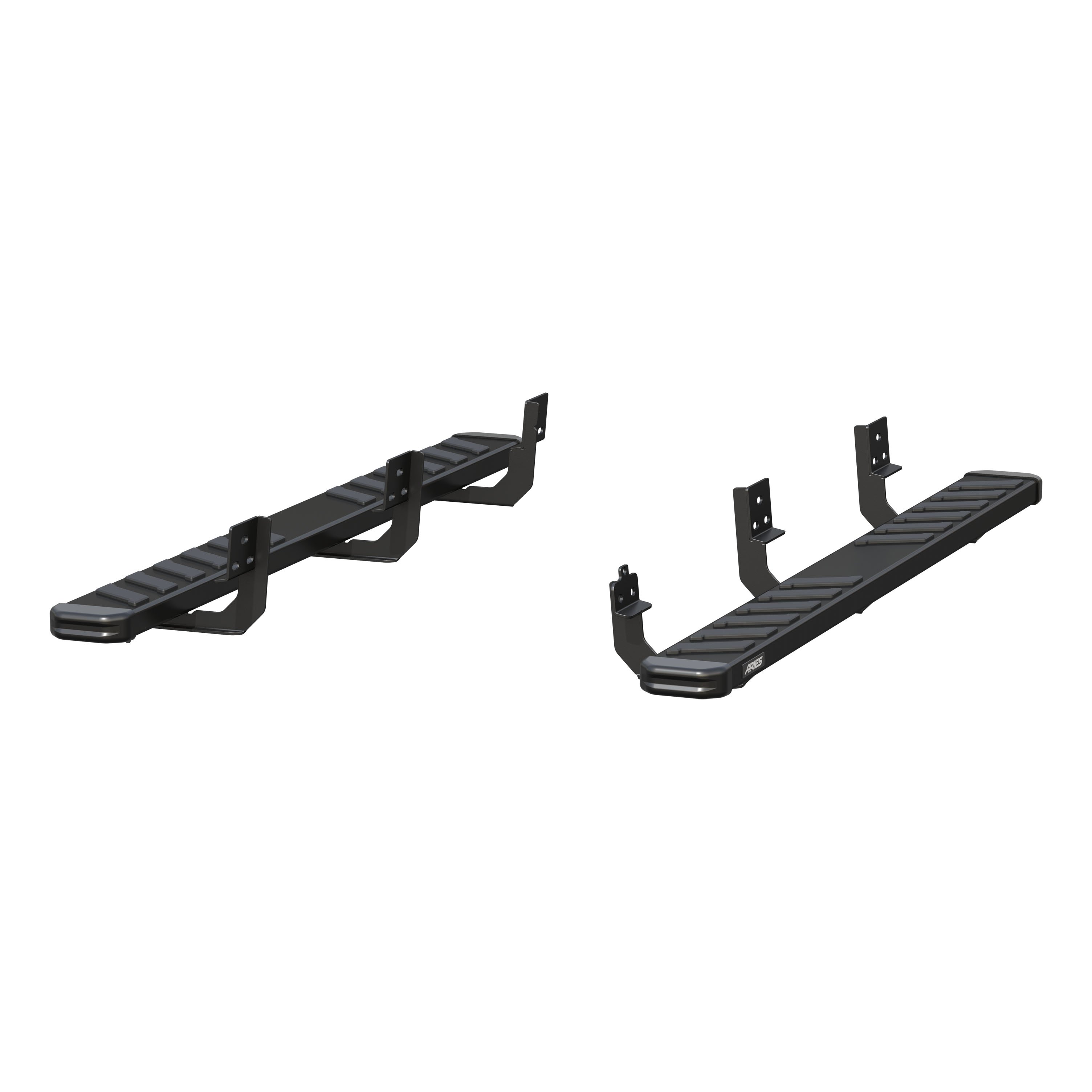 ARIES 2554013 - NovaTrac 6" x 75" Black Steel Running Boards, Select RAM 1500