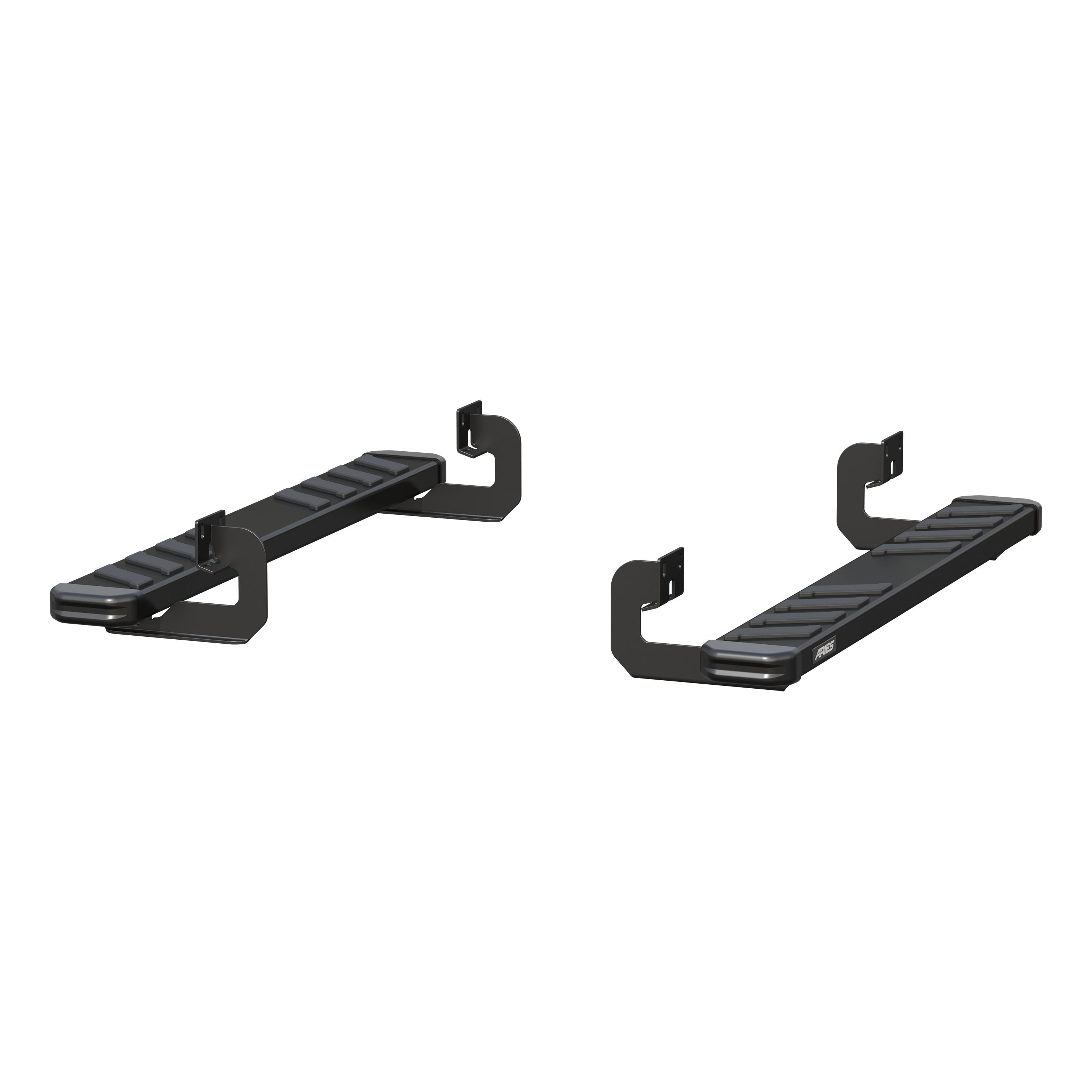 ARIES 2554022 - NovaTrac 6" x 53" Black Steel Running Boards, Select Ford F-150