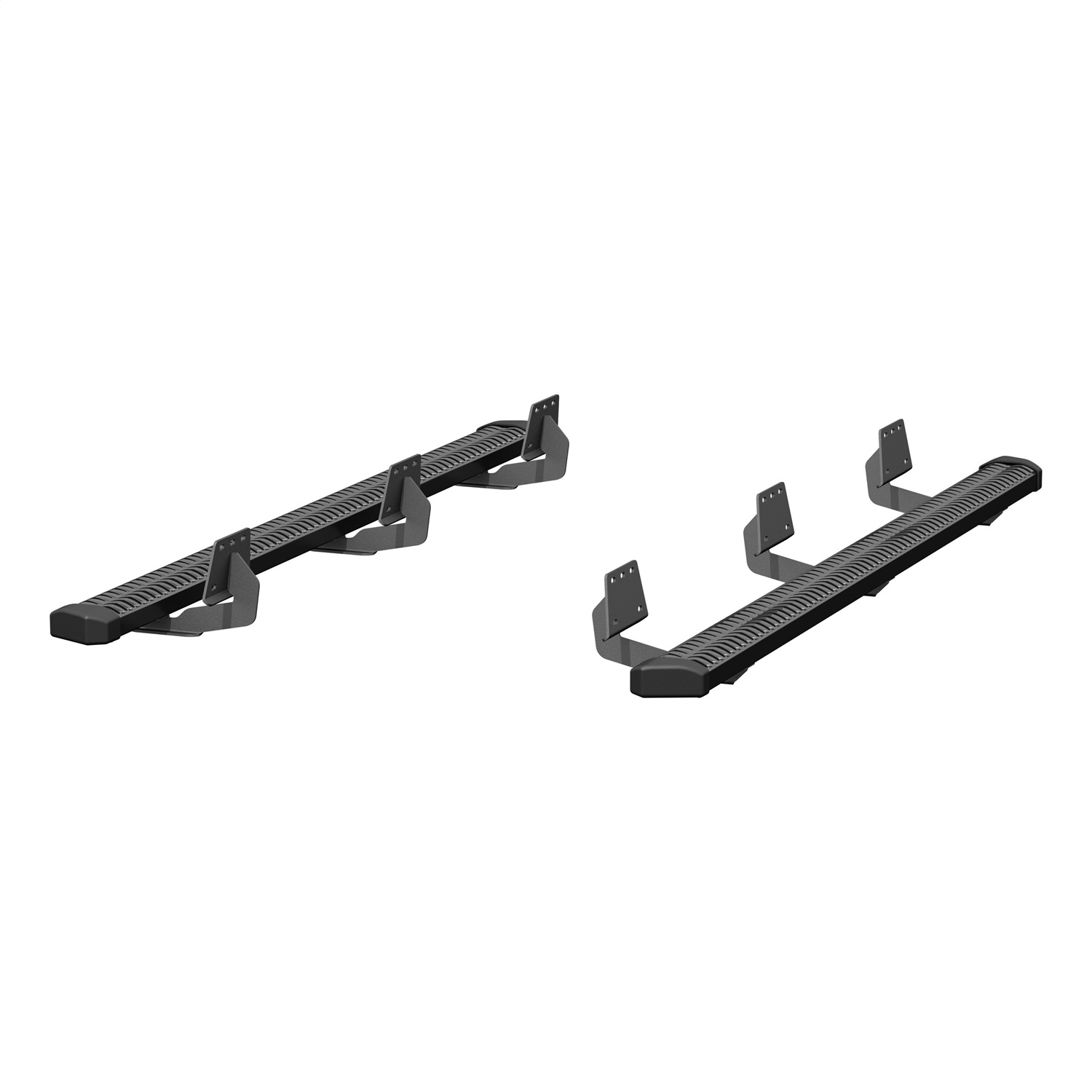 ARIES 2559004 - SlimGrip 5" x 78" Black Running Boards, Select RAM 1500