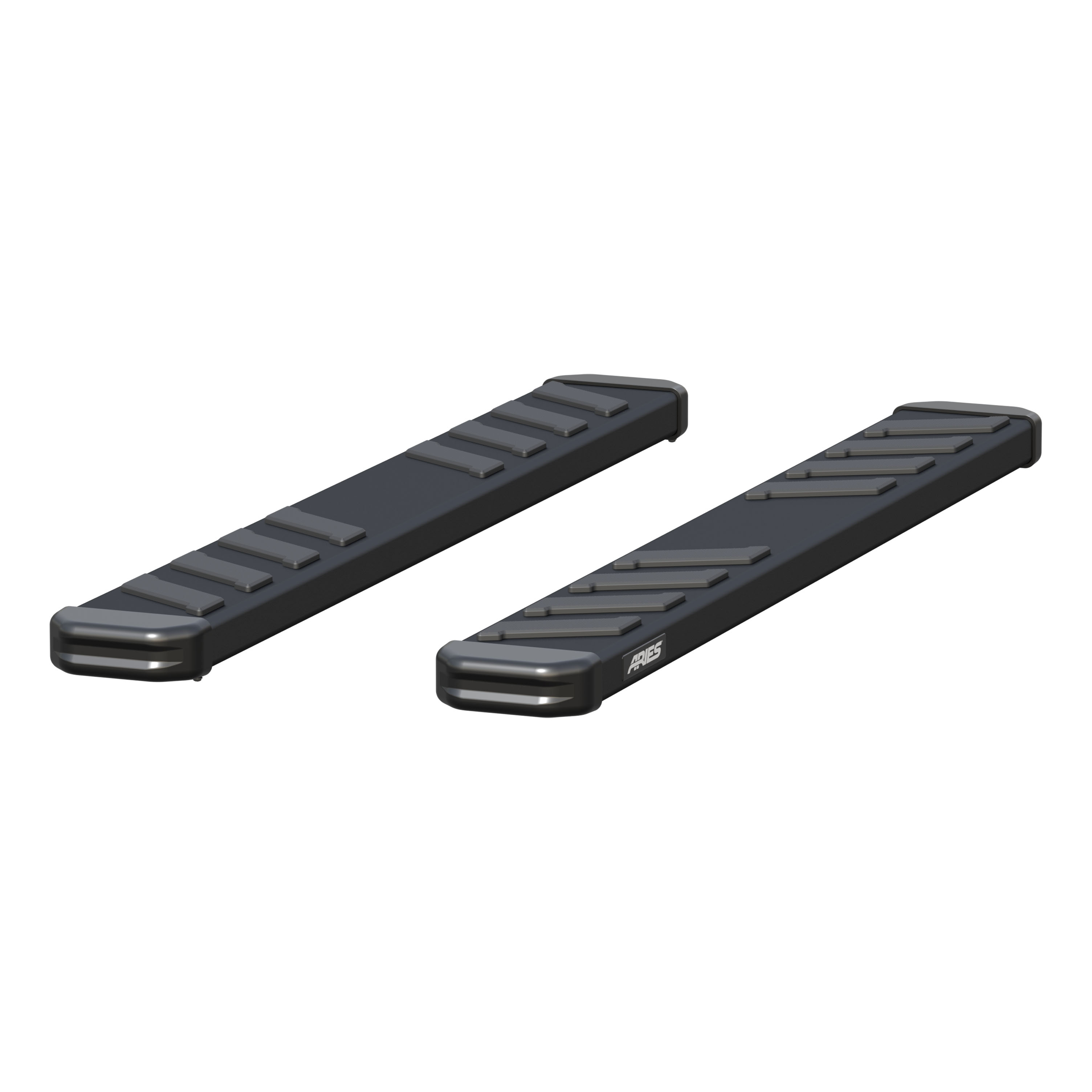 ARIES B2953 - NovaTrac 6" x 53" Black Steel Running Boards