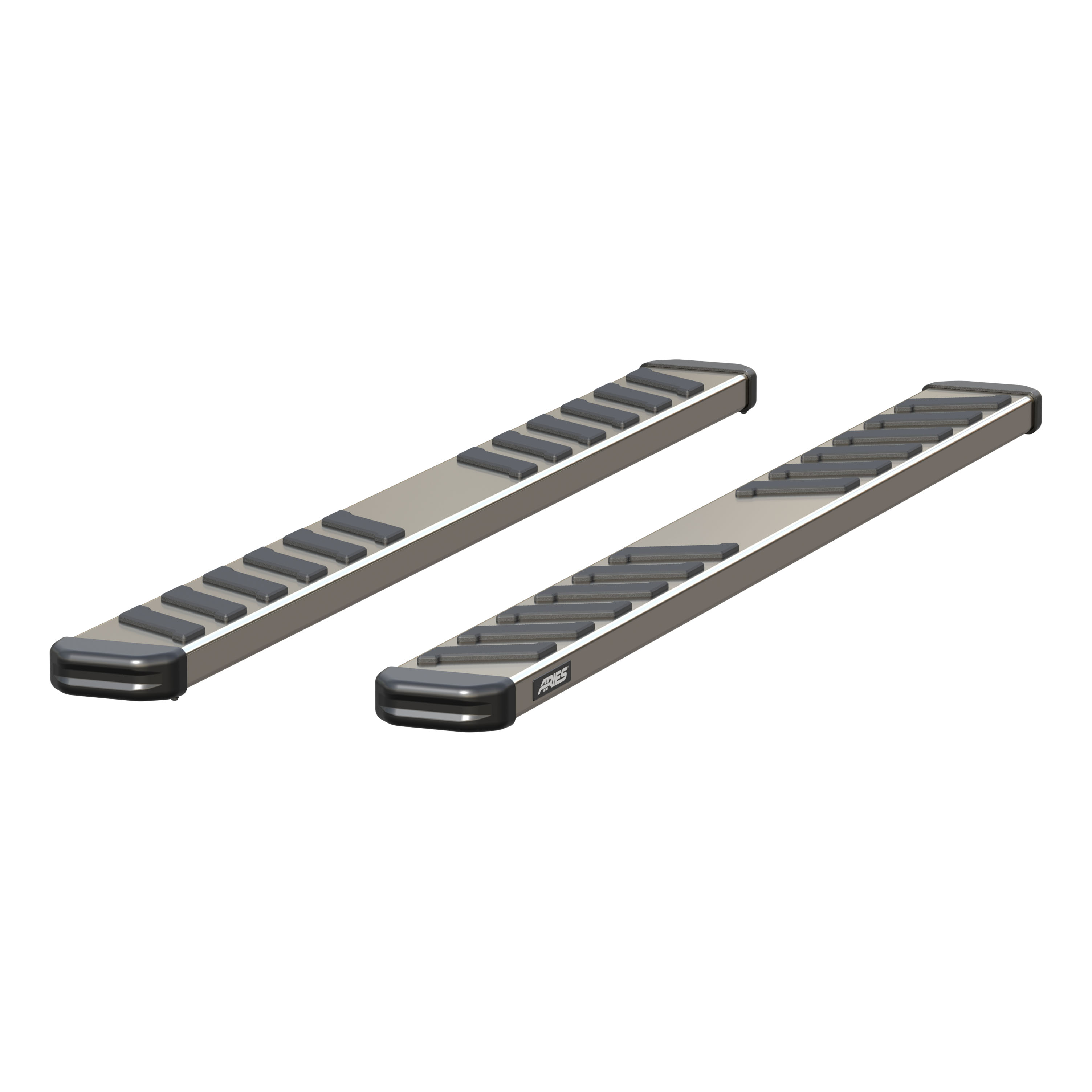 ARIES S2975 - NovaTrac 6" x 75" Polished Stainless Running Boards