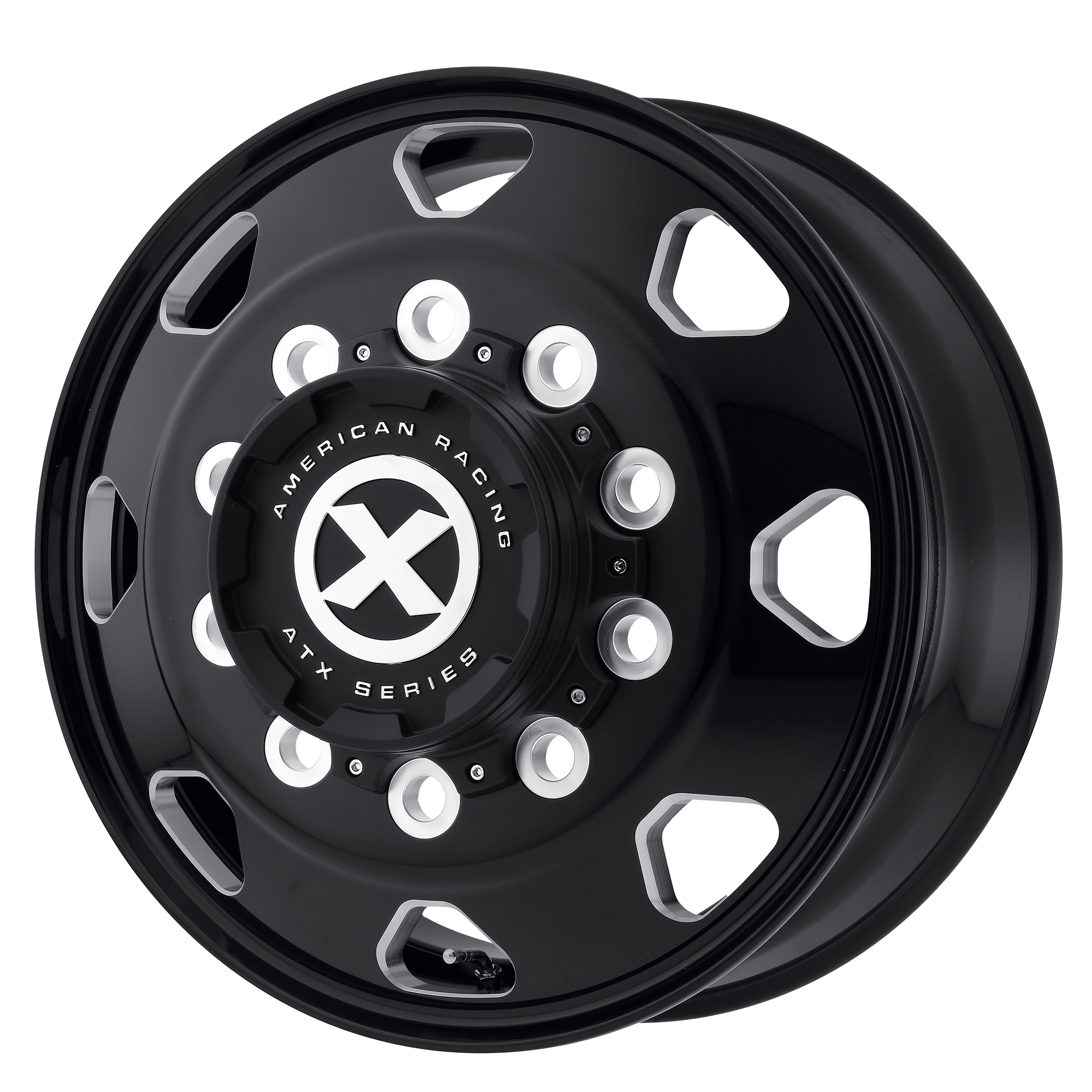 ATX AO401221010901 - Ao401 Octane 22.5X10.5 Satin Black & Milled ATX AO401221010901 - Ao401 Octane 22.5X10.5 Satin Black & Milled