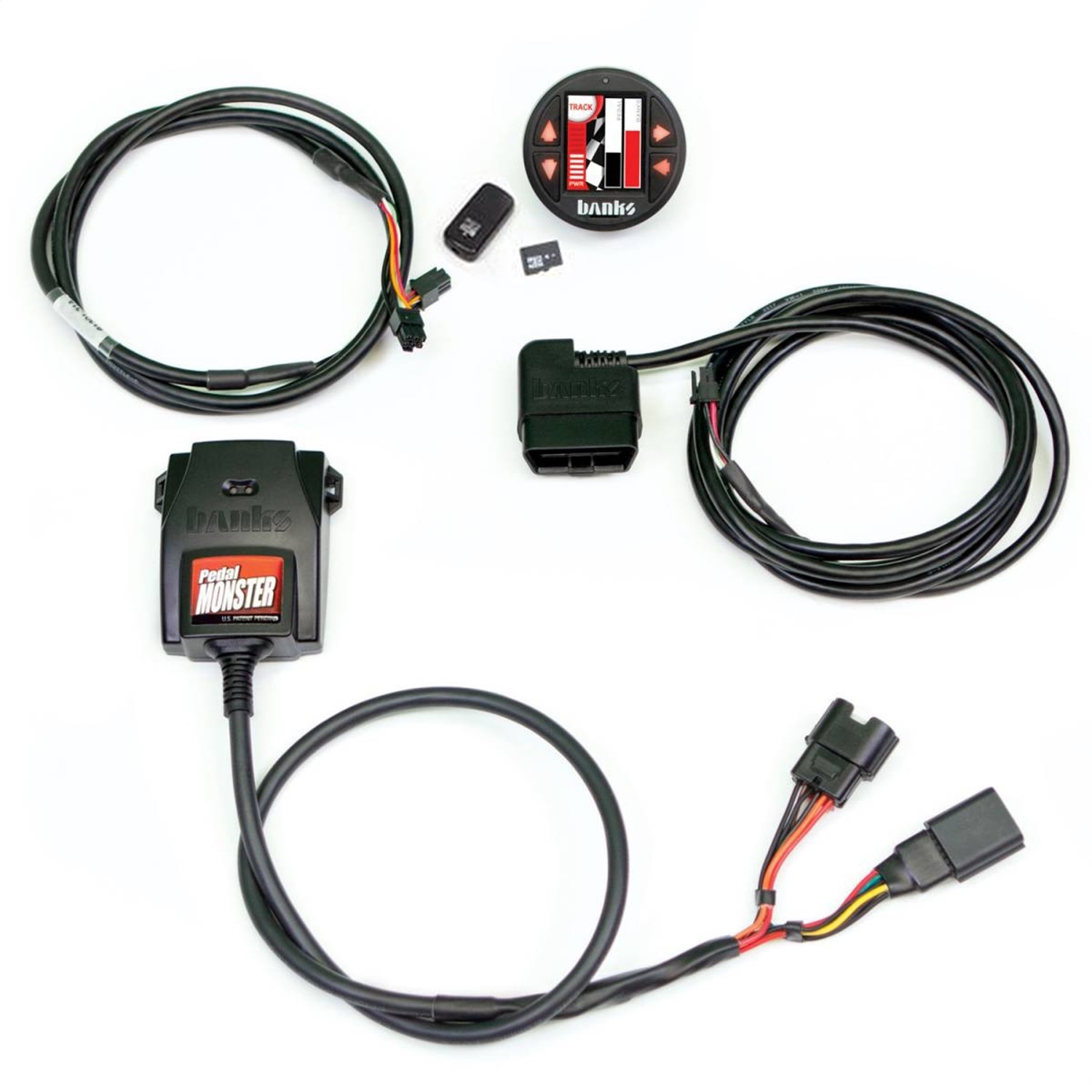 Banks Power 64313 - Pedal Monster Kit w/iDash 1.8 DataMonster - Molex MX64 - 6 Way
