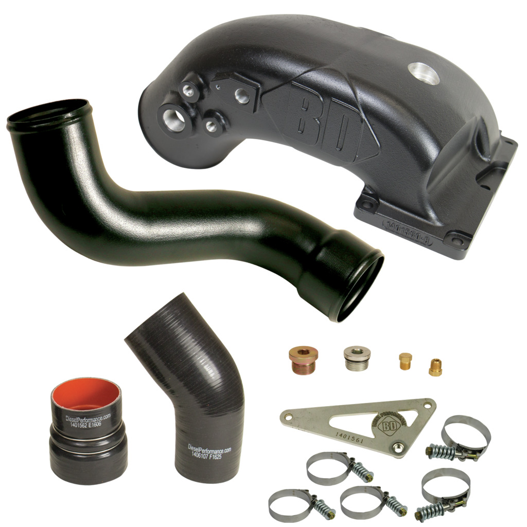 BD Diesel 1041566 - BD X-Intake 6.7L Cummins Intake Elbow Dodge 2013-2018