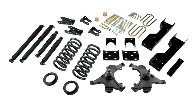 Belltech 694ND - LOWERING KITS  Front And Rear Complete Kit W/ Nitro Drop 2 Shocks 1988-1998 Chevrolet Silverado/Sierra C1500 (Ext Cab) 4 in. or 5 in. F/6 in. or 7 in. R drop W/ Nitro Drop II Shocks