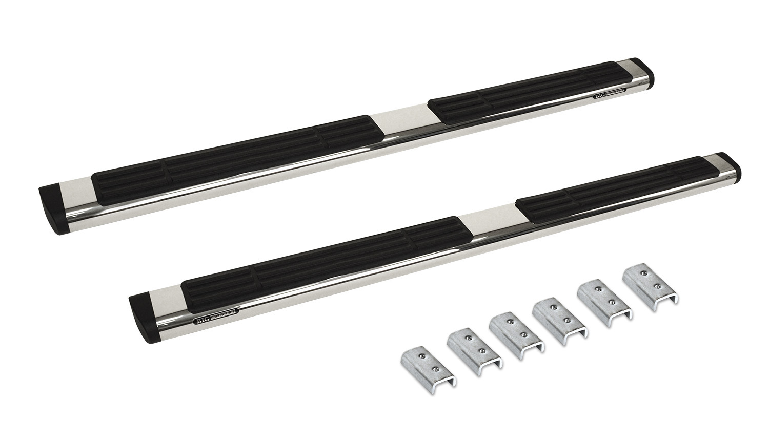 Big Country 396806 - Truck Accessories  - 6" WIDESIDER Platinum Side Bars - BARS ONLY - Polished Stainless Steel