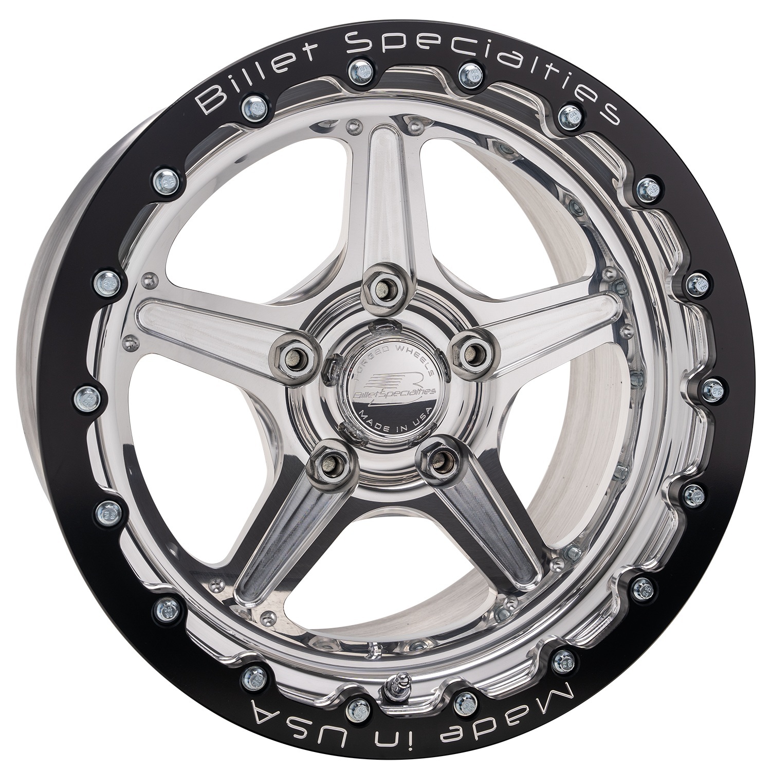 Billet Specialties RSB23515L6165 - Street Lite Wheel Polished 15x15 6.50in BS