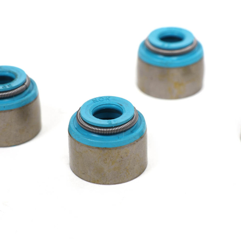 BLOX Racing BXPT-10451 - Racing Honda 5.5mm Valve Stem Seals Blue FKM - Set of 8 (Fits Both Intake & Exhaust)