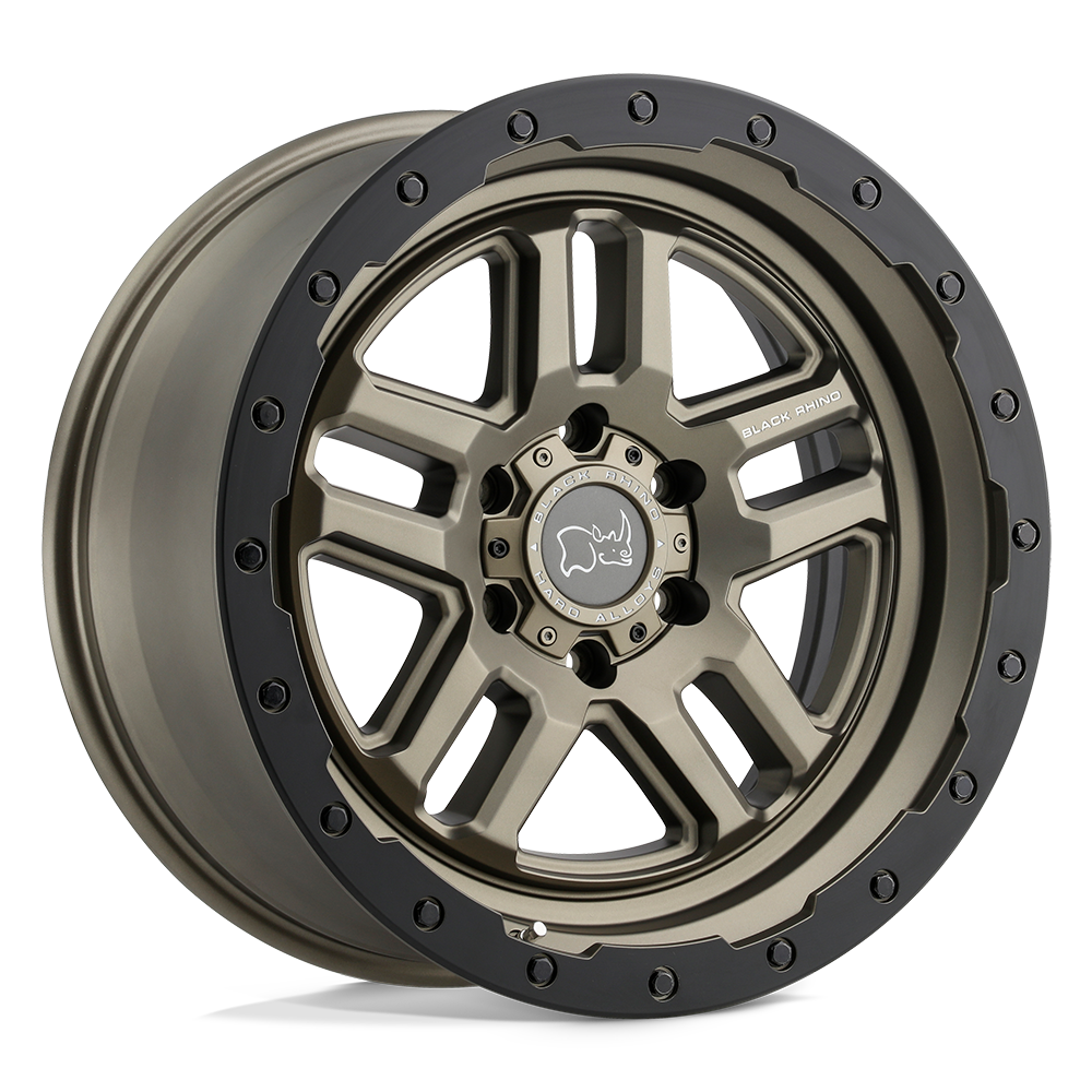 Black Rhino Wheels 2095BTW126140Z12 - Barstow 20X9.5 Matte Bronze W/ M-Black Ring