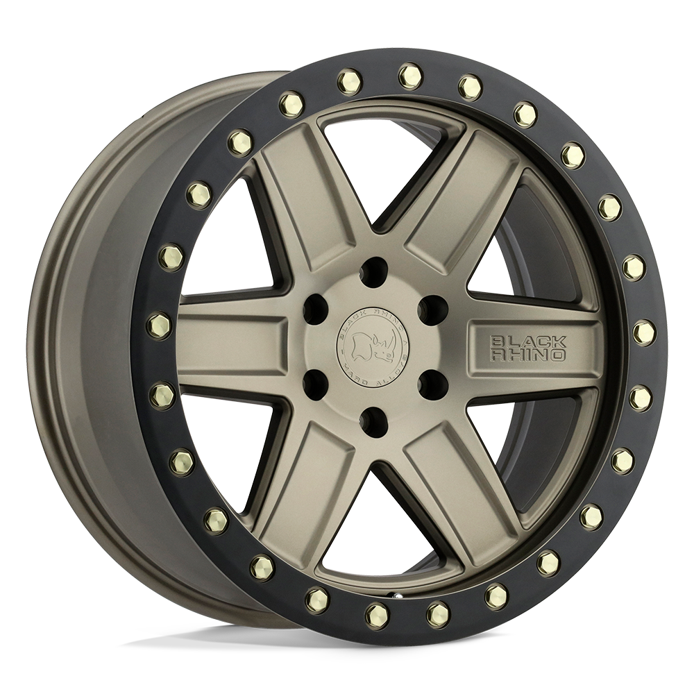 Black Rhino Wheels 2095ATA-86140Z12 - Attica 20X9.5 Matte Bronze W/ Black Ring